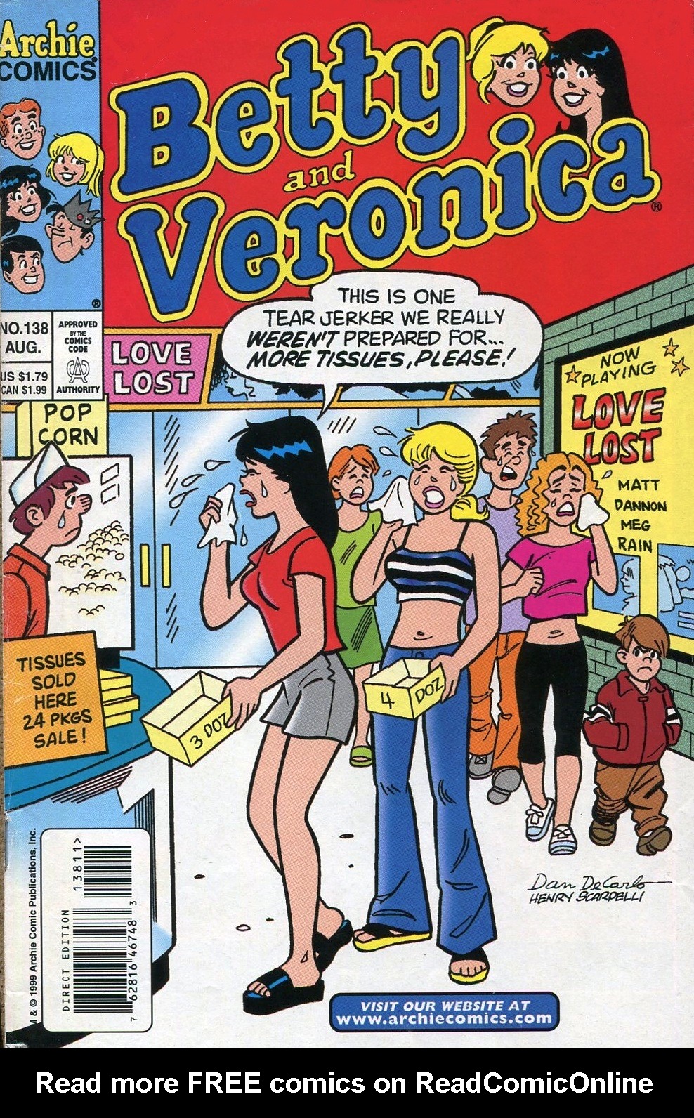 Read online Betty and Veronica (1987) comic -  Issue #138 - 1