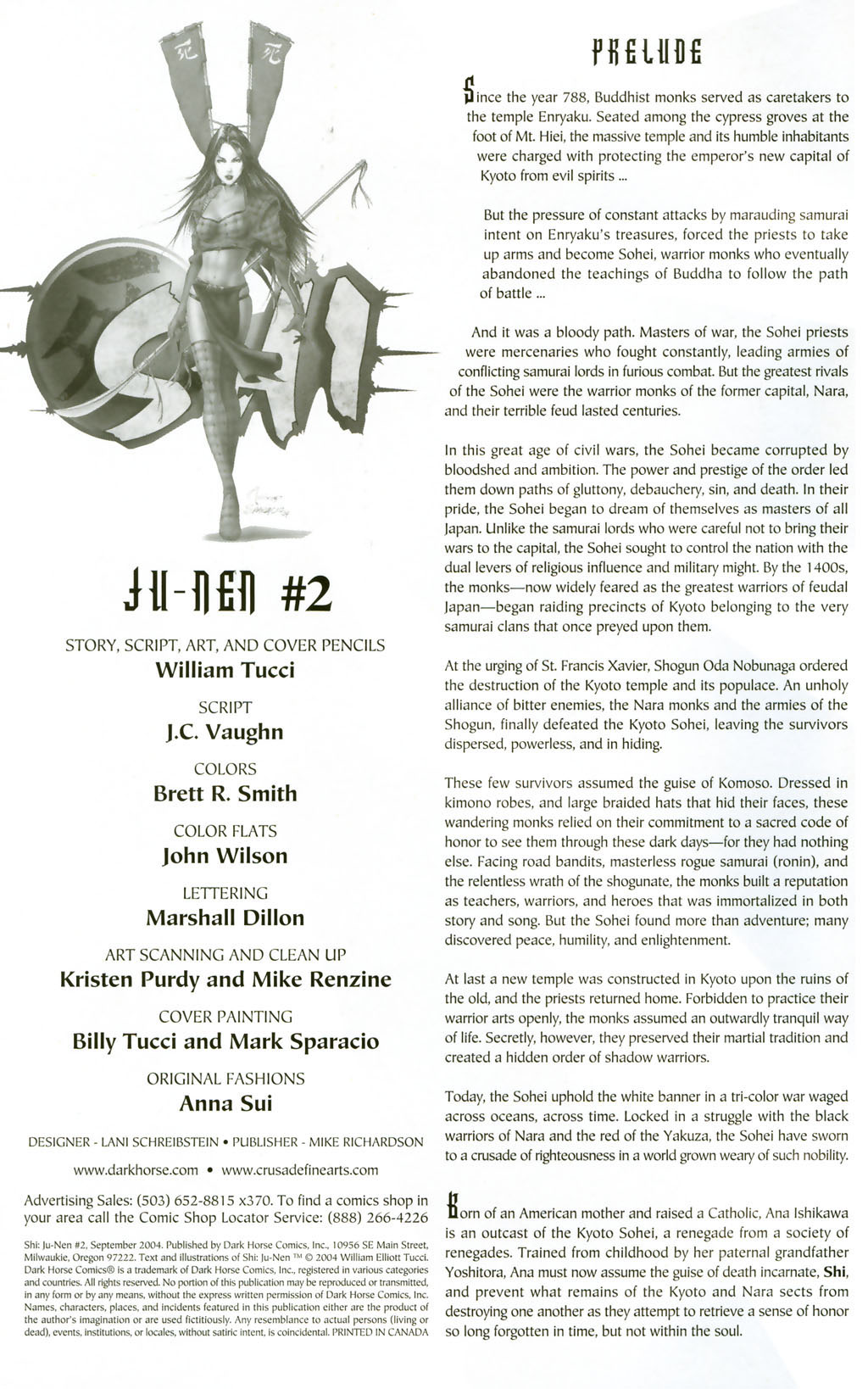 Read online Shi: Ju-Nen comic -  Issue #2 - 2