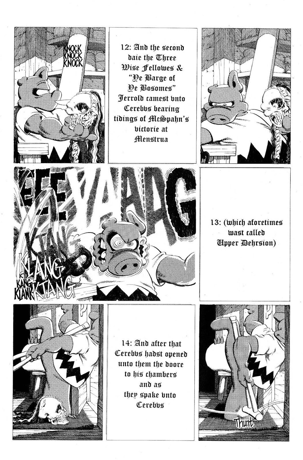 Cerebus Issue #276 #275 - English 7 Cerebus Issue #276 #275 - English 7