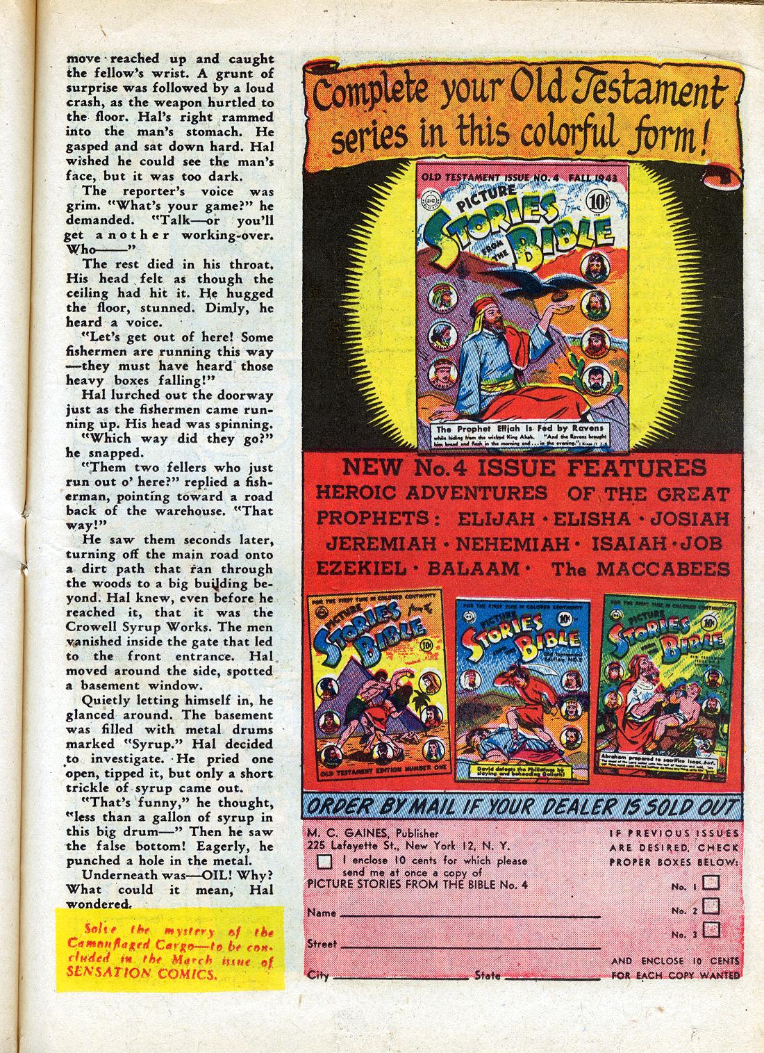 Read online Sensation (Mystery) Comics comic -  Issue #26 - 41