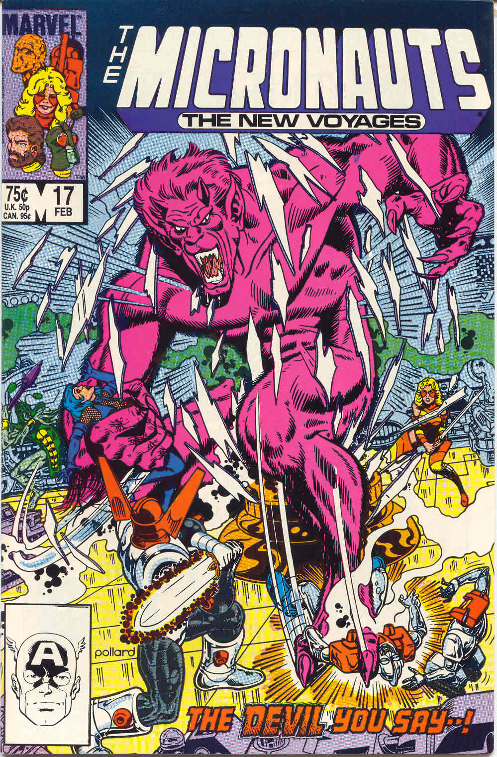 Read online Micronauts: The New Voyages comic -  Issue #17 - 1