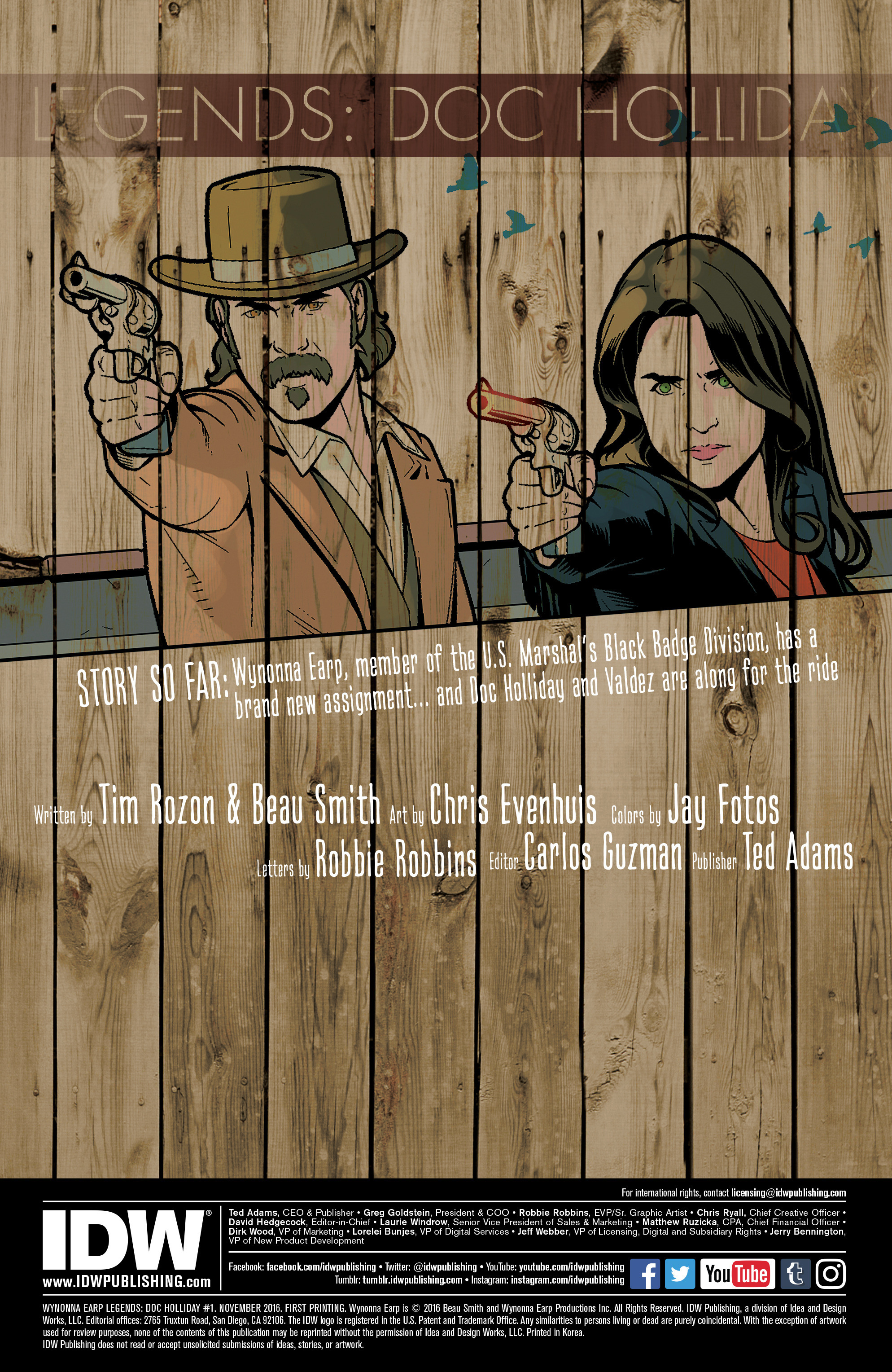 Read online Wynonna Earp Legends comic -  Issue #1 - 2