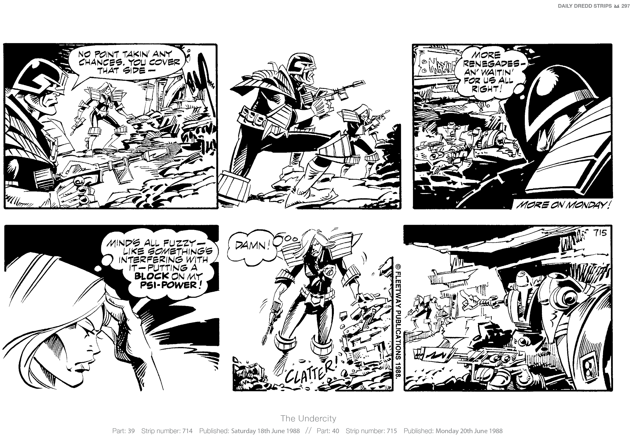 Read online Judge Dredd: The Daily Dredds comic -  Issue # TPB 2 - 300