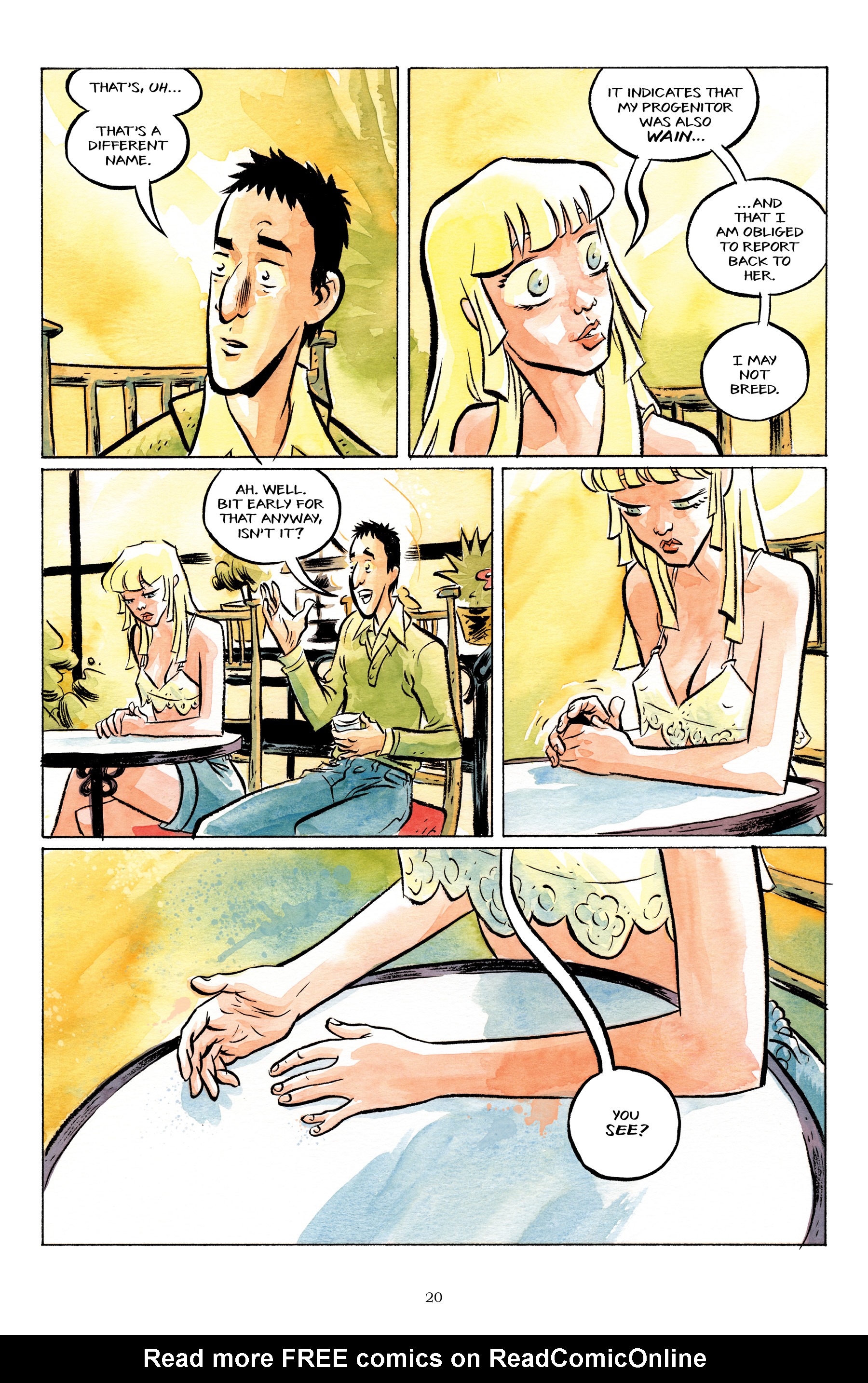 Read online Neil Gaiman’s How To Talk To Girls At Parties comic -  Issue # Full - 21