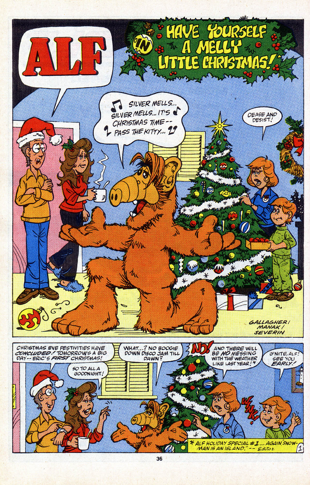 Read online ALF Holiday Special comic -  Issue #2 - 37