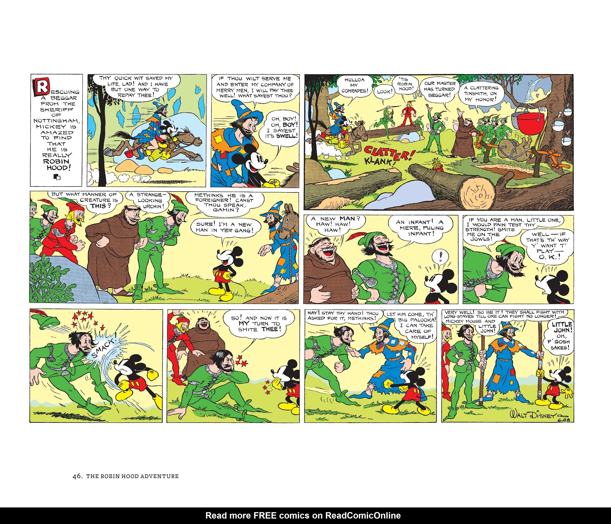Read online Walt Disney's Mickey Mouse Color Sundays comic -  Issue # TPB 2 (Part 1) - 46