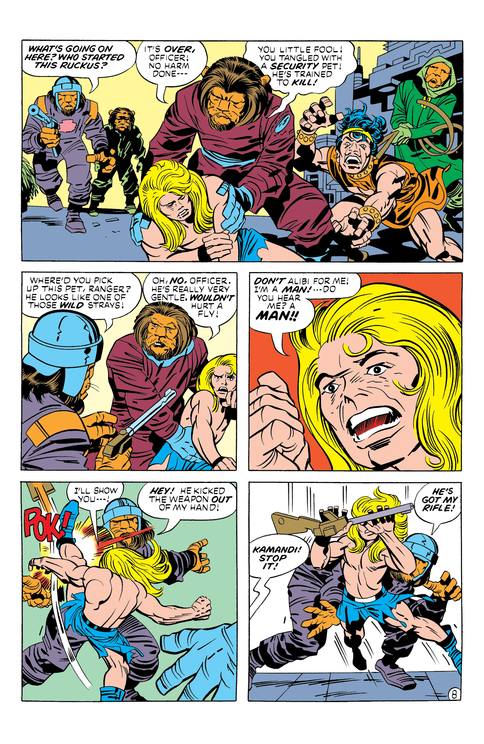 Read online Kamandi, The Last Boy On Earth comic -  Issue #8 - 8