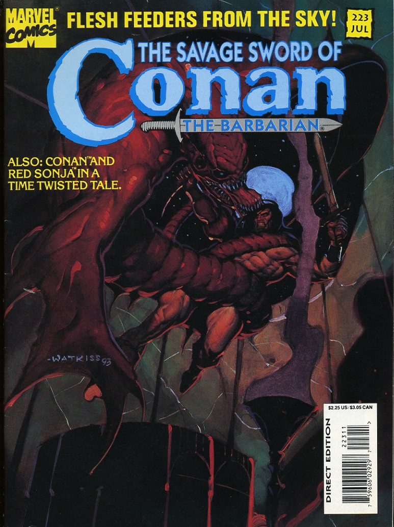 Read online The Savage Sword Of Conan comic -  Issue #223 - 1