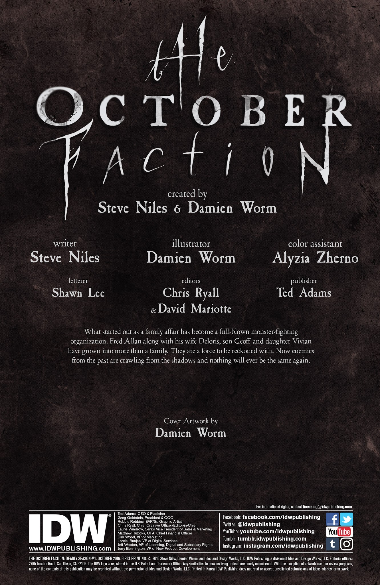 Read online October Faction: Supernatural Dreams comic -  Issue #1 - 24