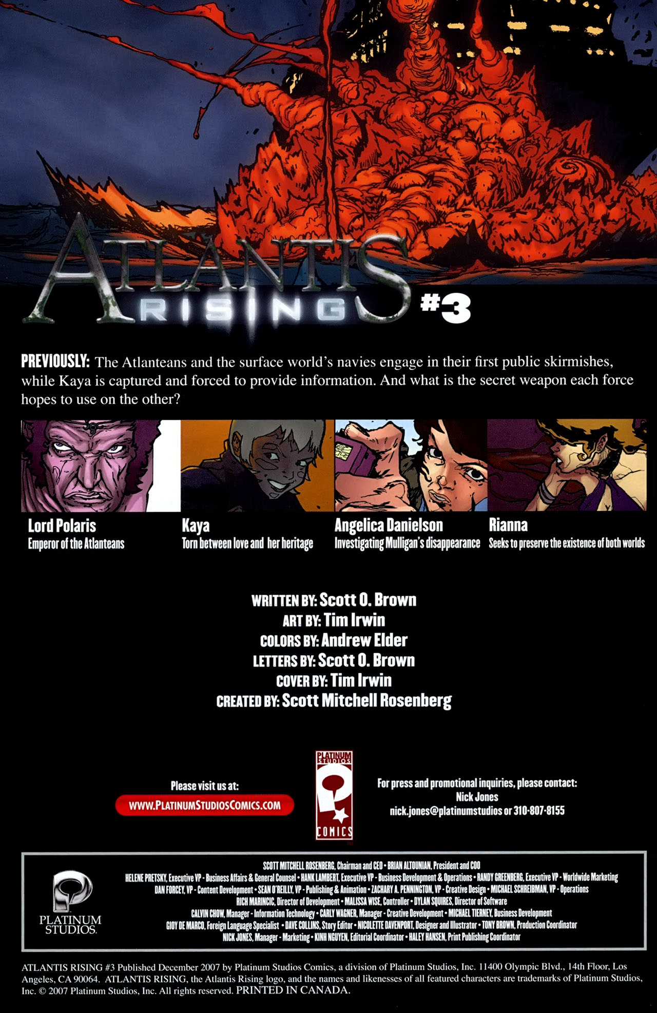Read online Atlantis Rising comic -  Issue #3 - 2