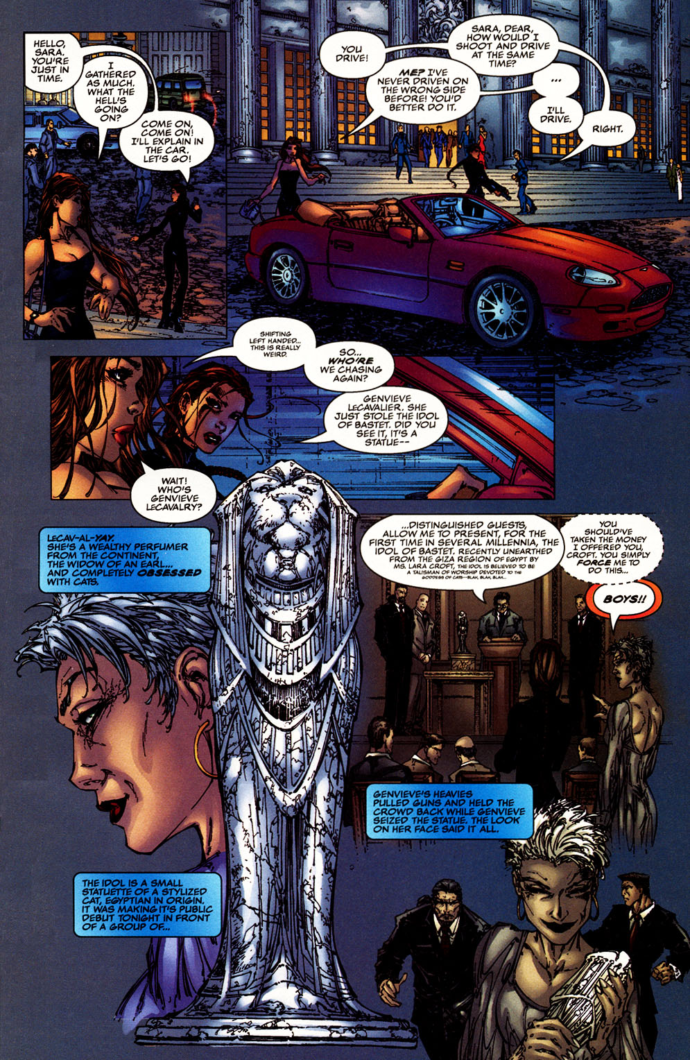 Read online Witchblade/Tomb Raider comic -  Issue #1 - 7
