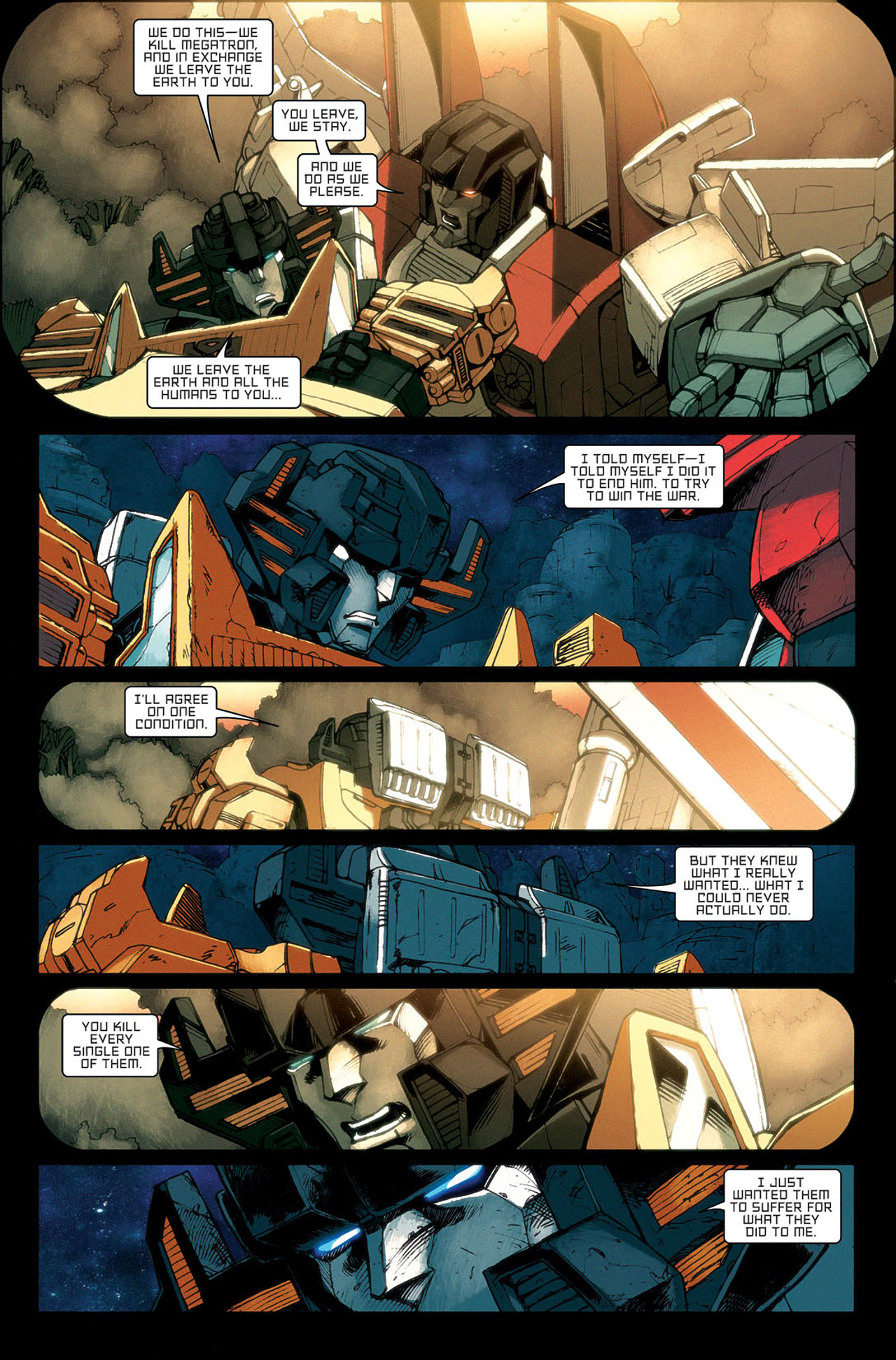 Read online The Transformers: All Hail Megatron comic -  Issue #8 - 21