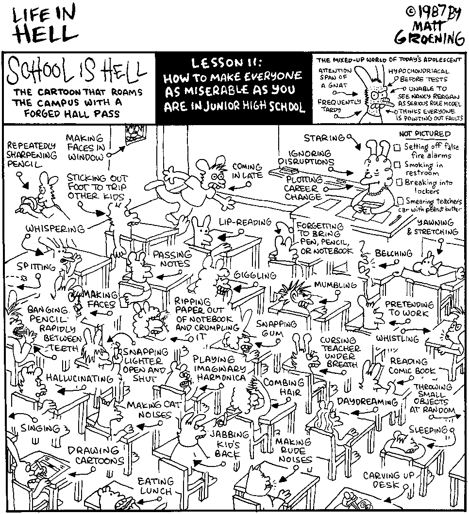 Read online Life In Hell comic -  Issue # TPB School Is Hell - 15
