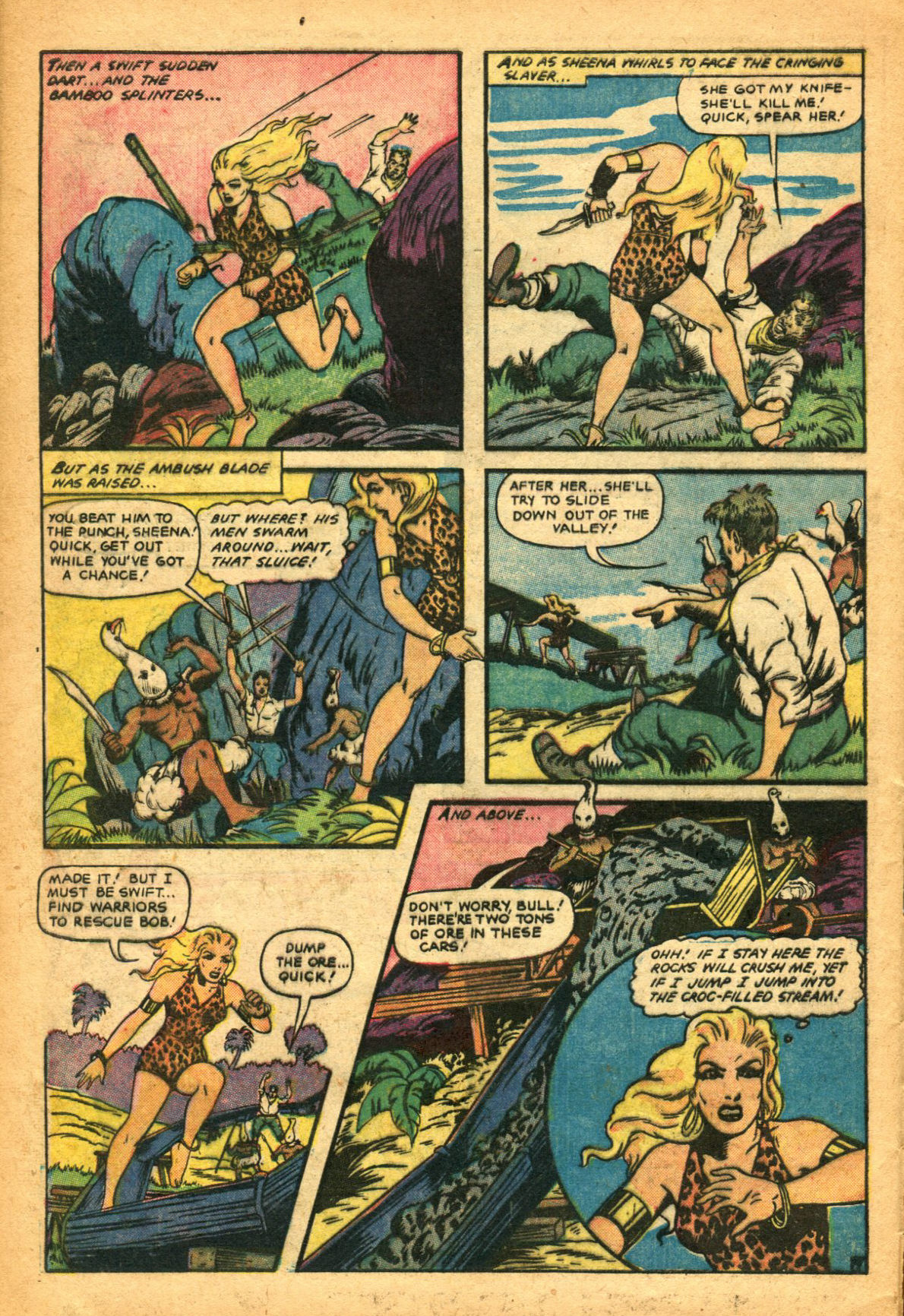 Read online Sheena, Queen of the Jungle (1942) comic -  Issue #14 - 28
