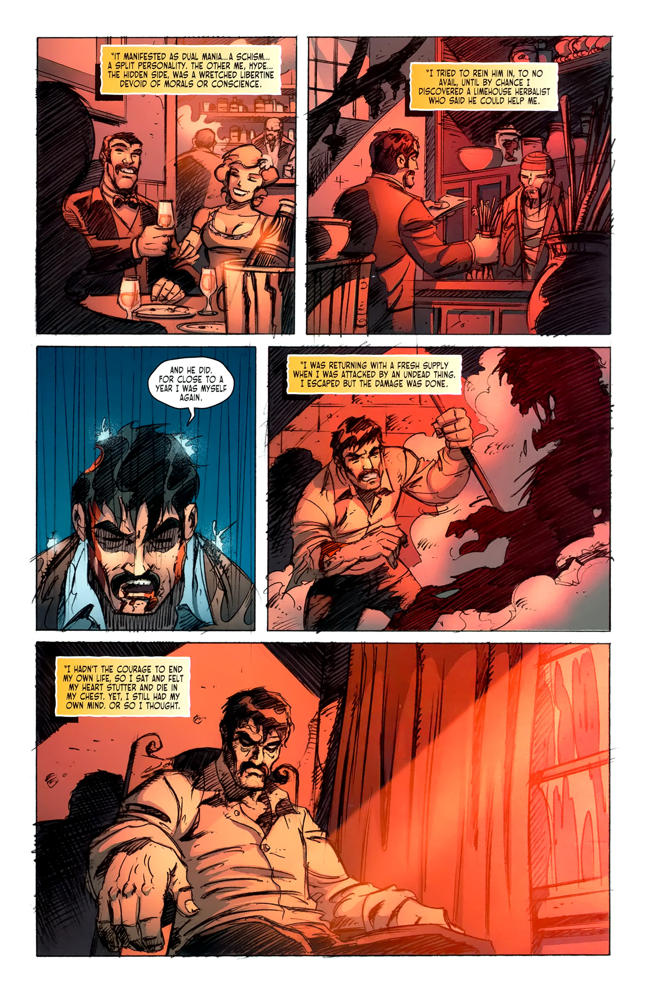 Read online Victorian Undead: Sherlock Holmes vs. Jekyll and Hyde comic -  Issue # Full - 32