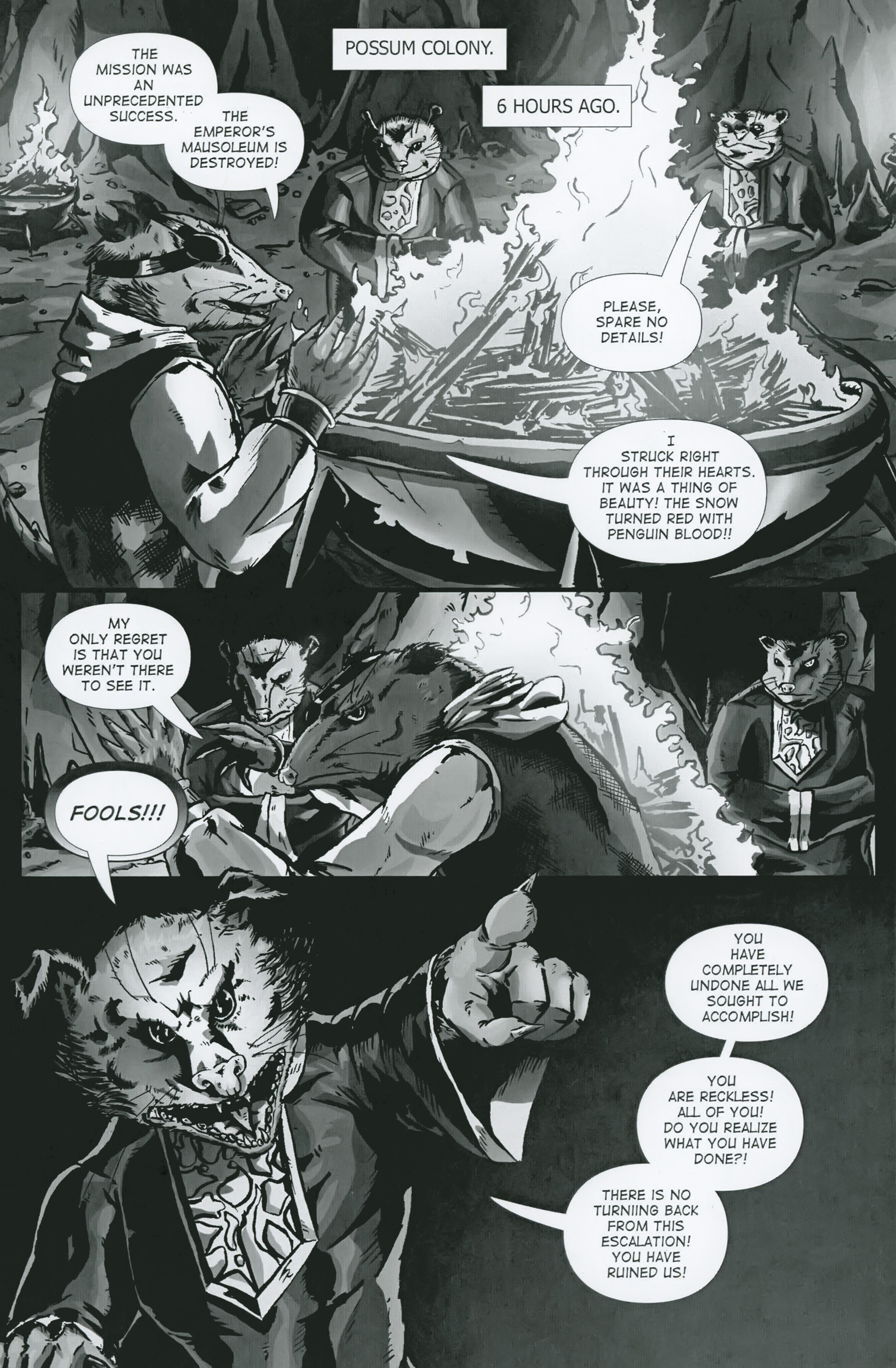 Read online Penguins vs. Possums comic -  Issue #4 - 8