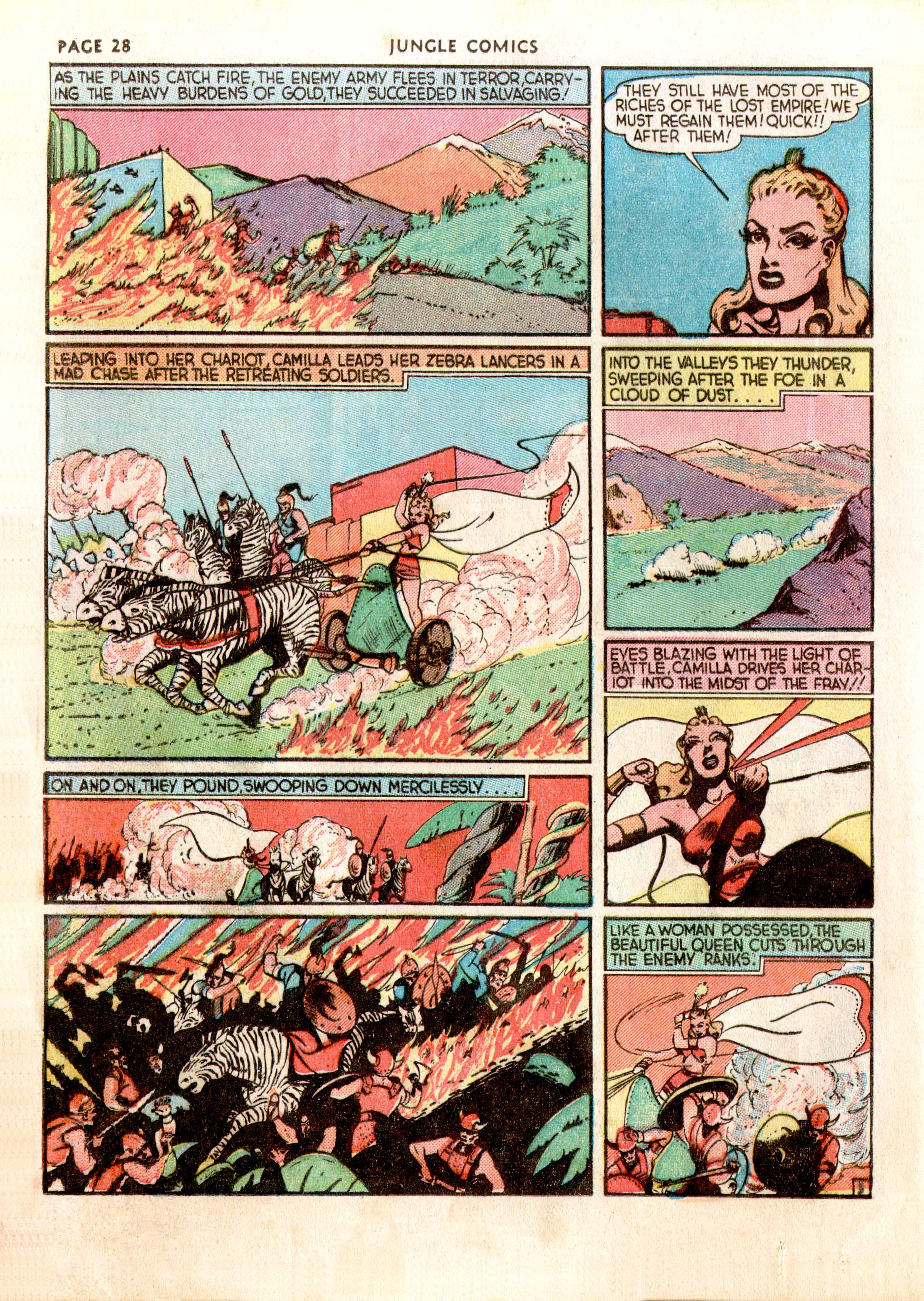 Read online Jungle Comics comic -  Issue #5 - 31