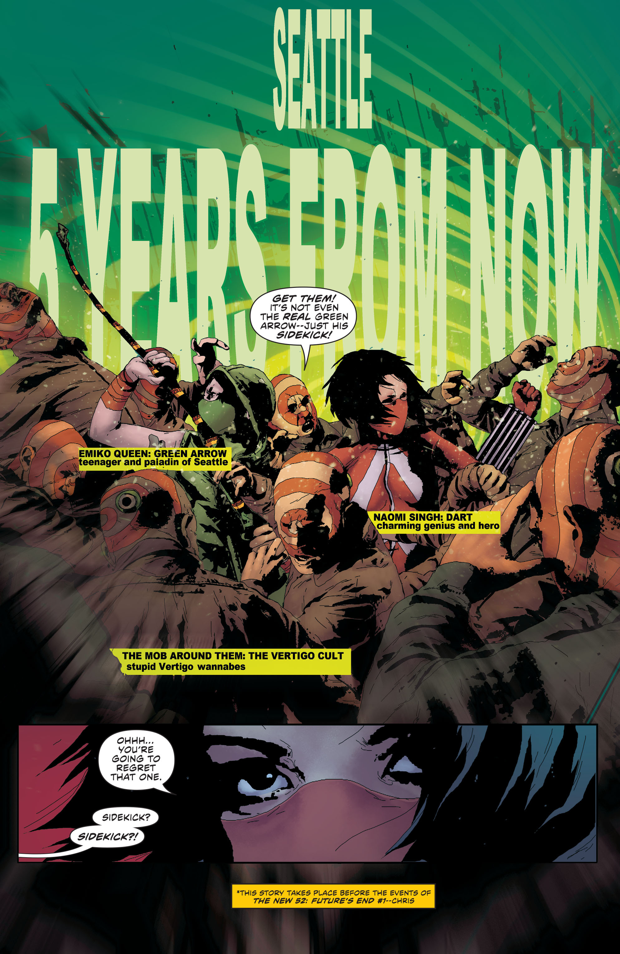 Read online Green Arrow: Futures End comic -  Issue # Full - 2