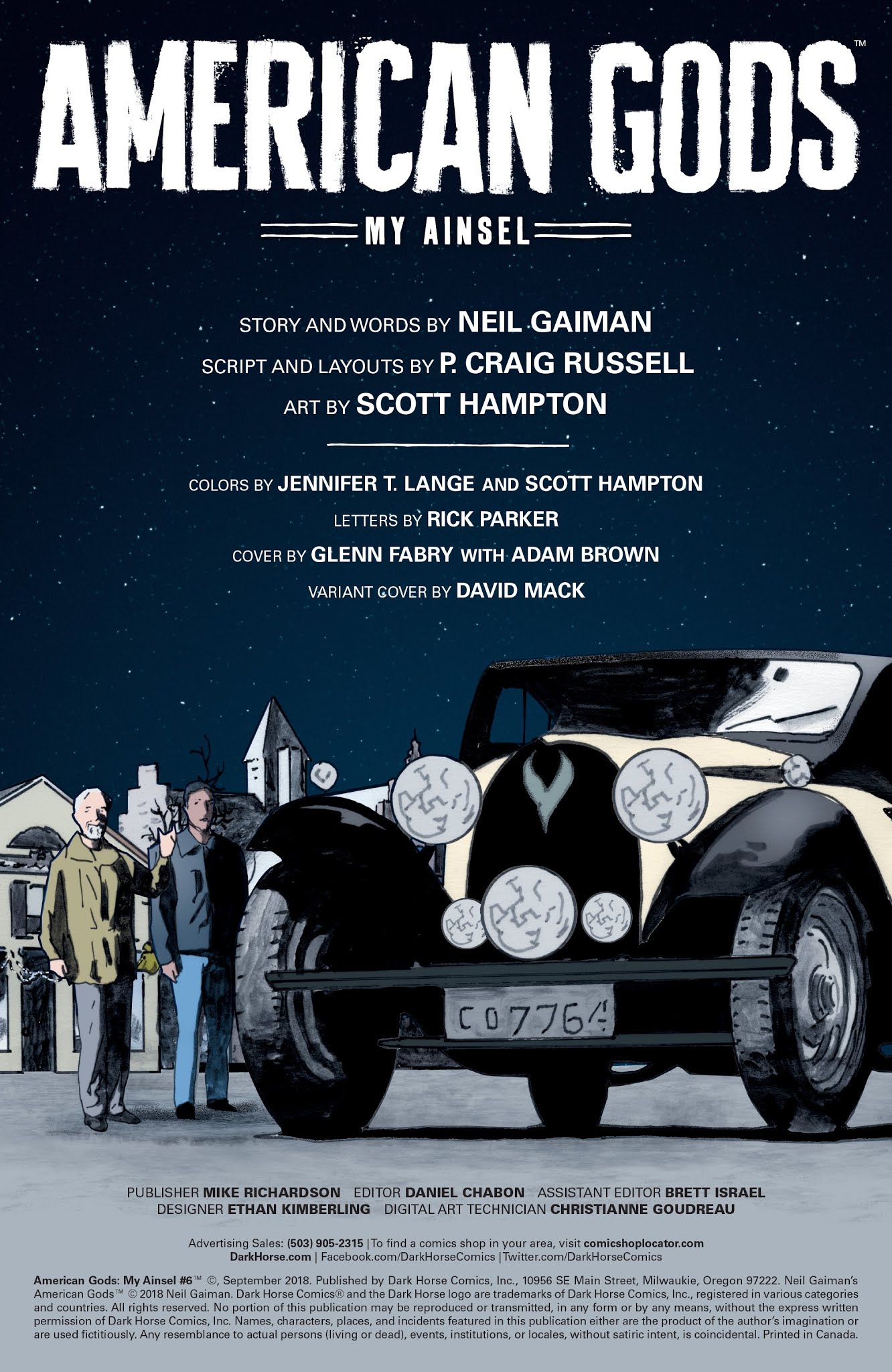 Read online American Gods: My Ainsel comic -  Issue #6 - 2