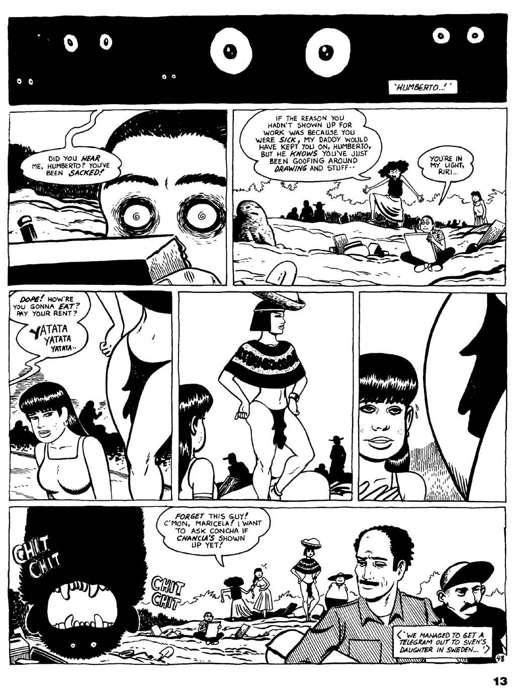 Read online Love and Rockets (1982) comic -  Issue #24 - 15