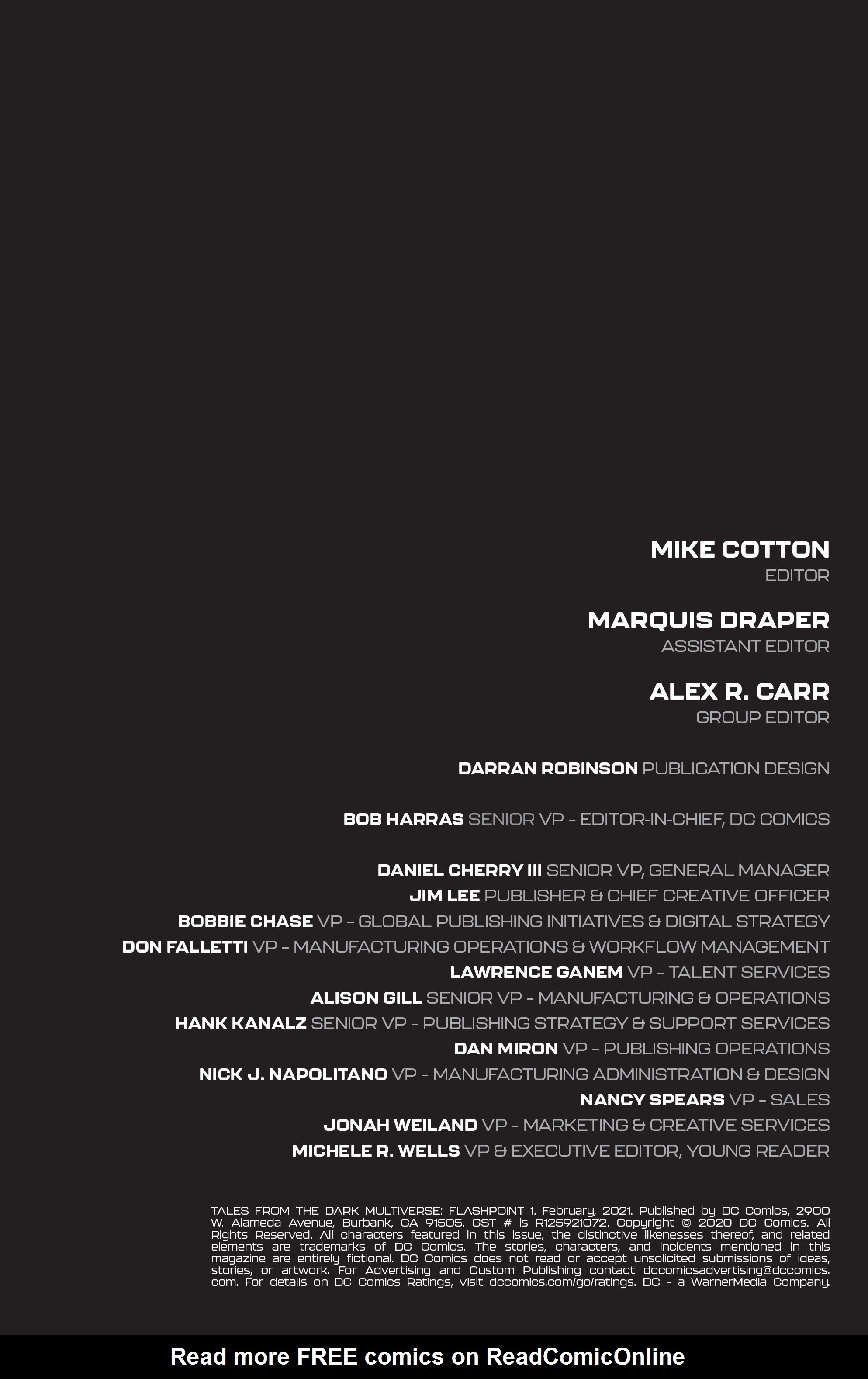 Read online Tales from the Dark Multiverse: Flashpoint comic -  Issue # Full - 50