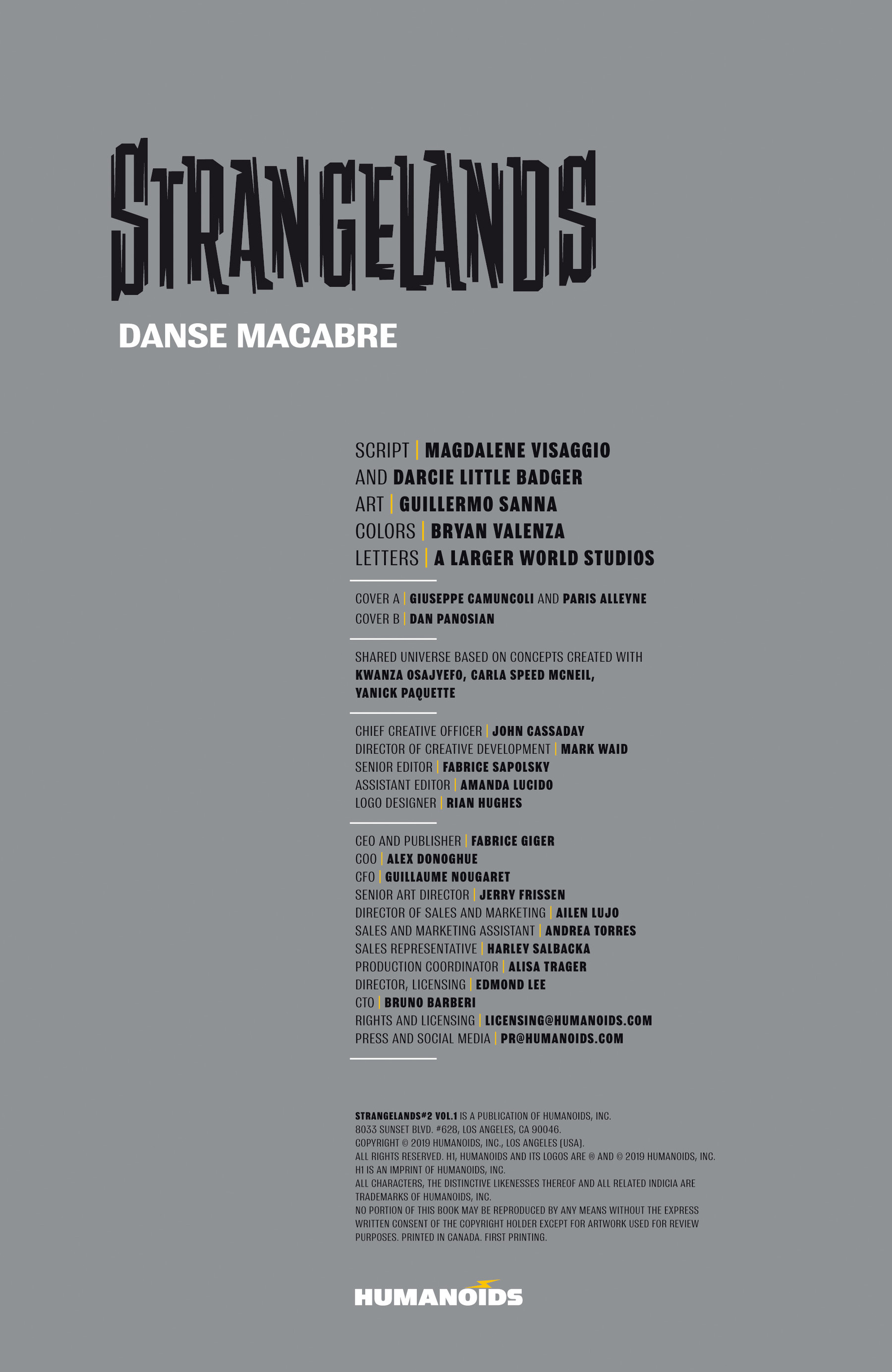 Read online Strangelands comic -  Issue #2 - 2