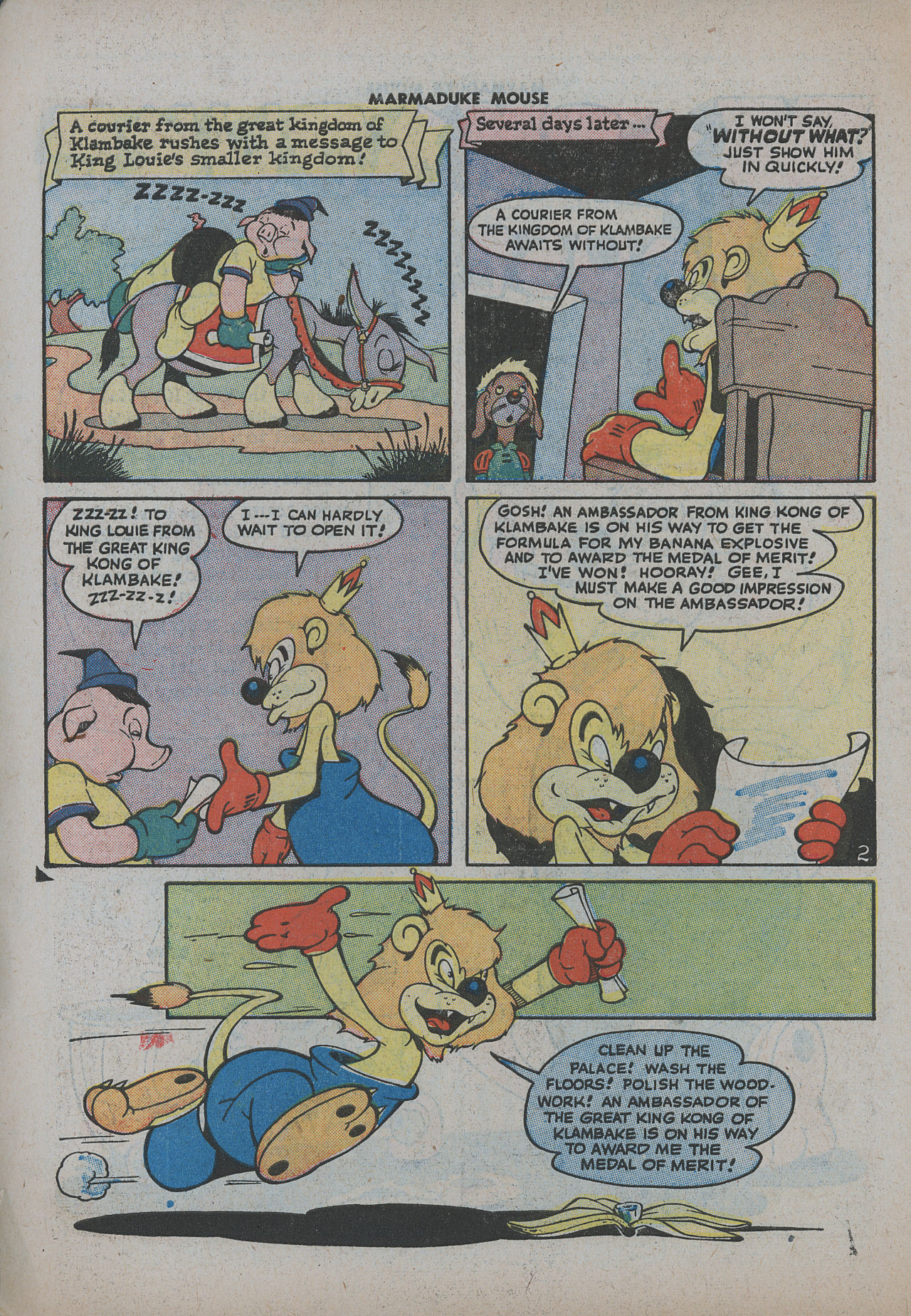 Read online Marmaduke Mouse comic -  Issue #5 - 4