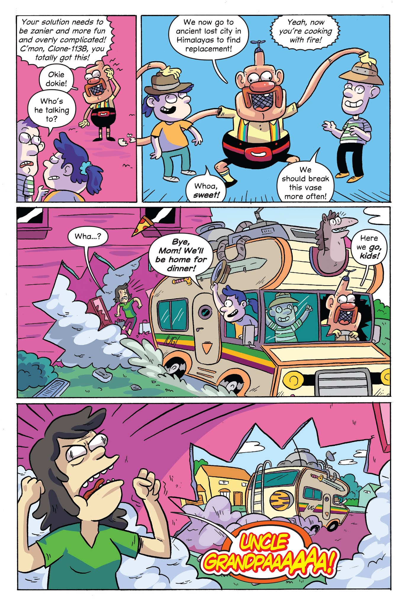 Read online Uncle Grandpa in Uncle Grandpaland comic -  Issue # TPB - 139