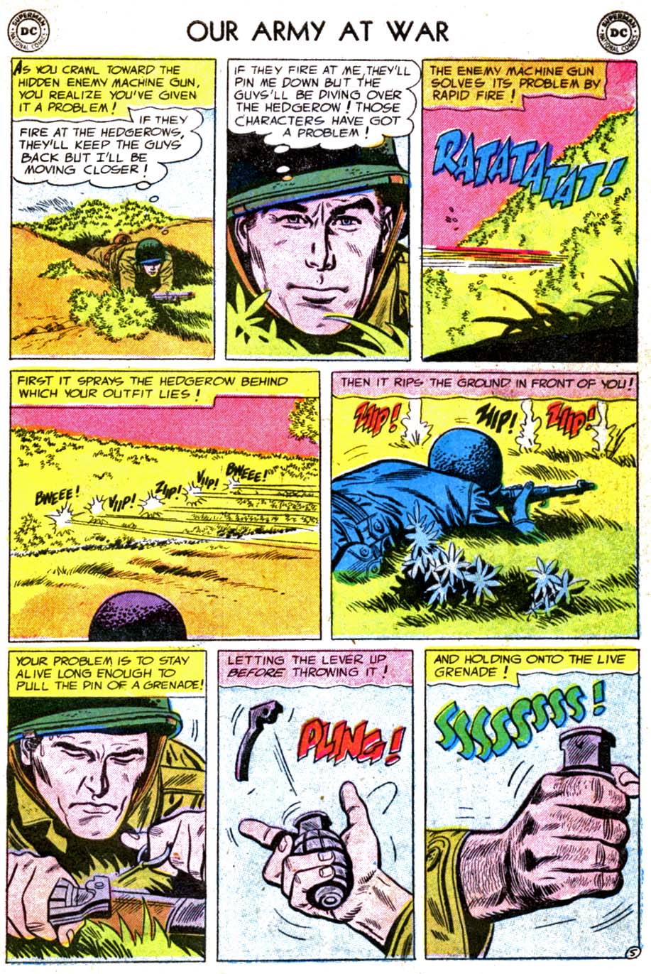 Read online Our Army at War (1952) comic -  Issue #42 - 7
