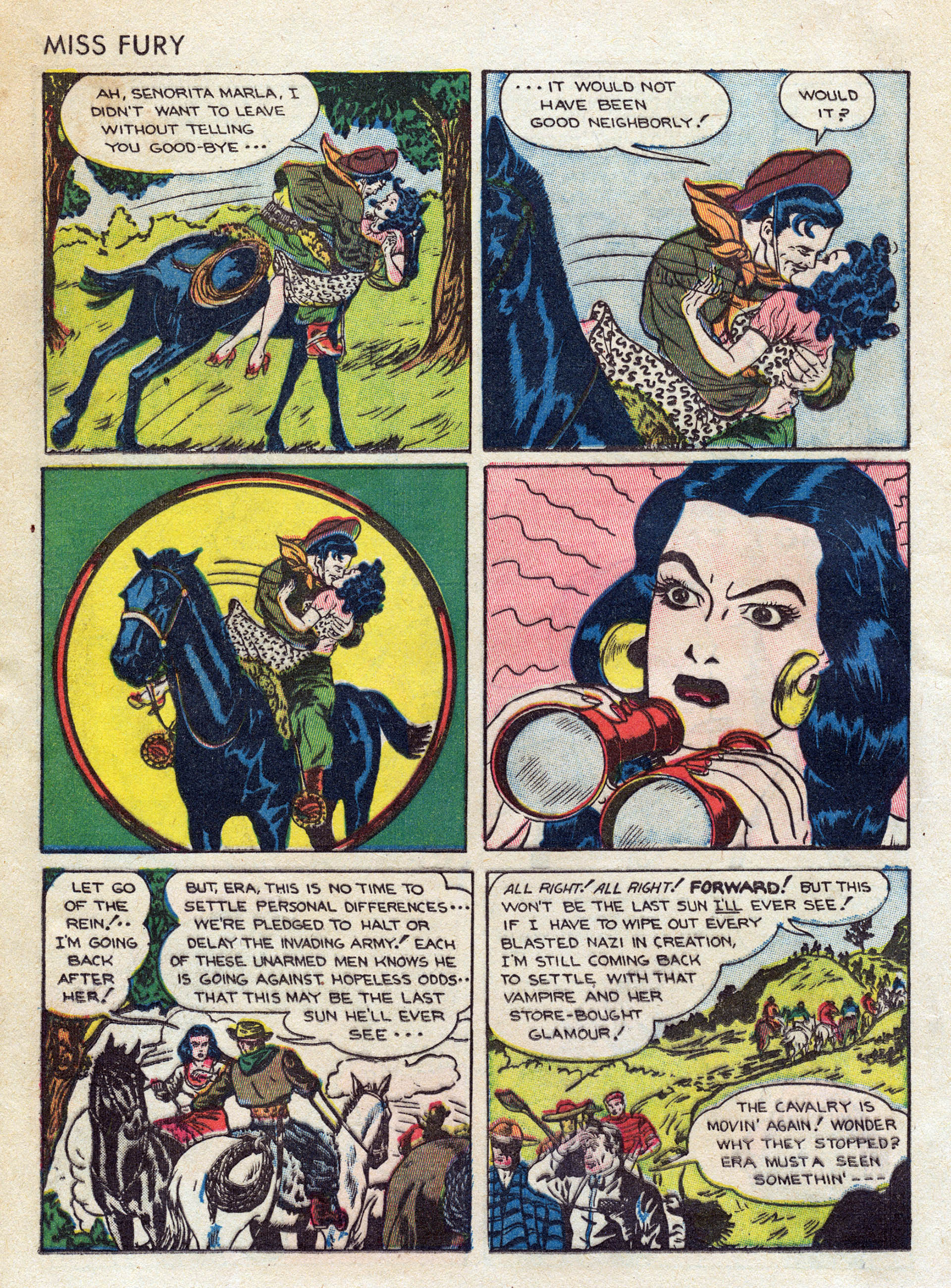 Read online Miss Fury Comics comic -  Issue #3 - 22