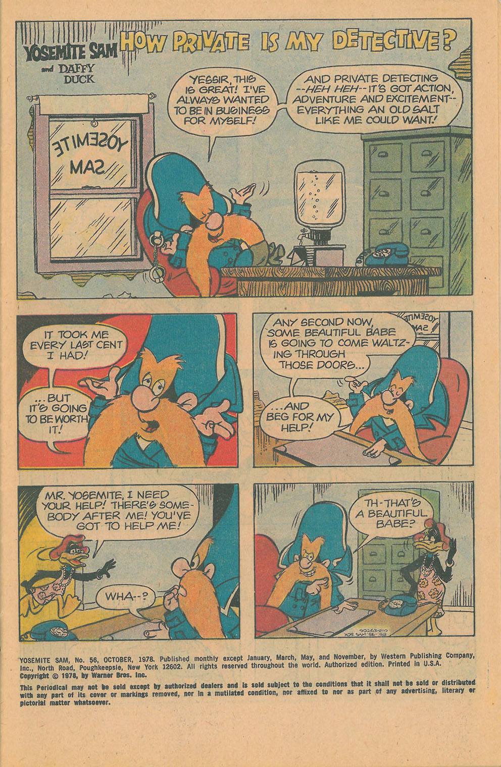 Read online Yosemite Sam and Bugs Bunny comic -  Issue #56 - 3