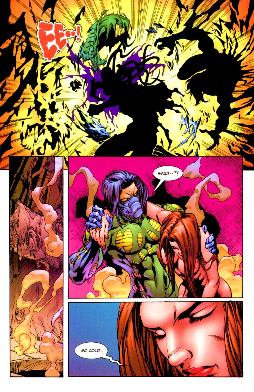 Read online Witchblade/Aliens/The Darkness/Predator: Mindhunter comic -  Issue #3 - 22