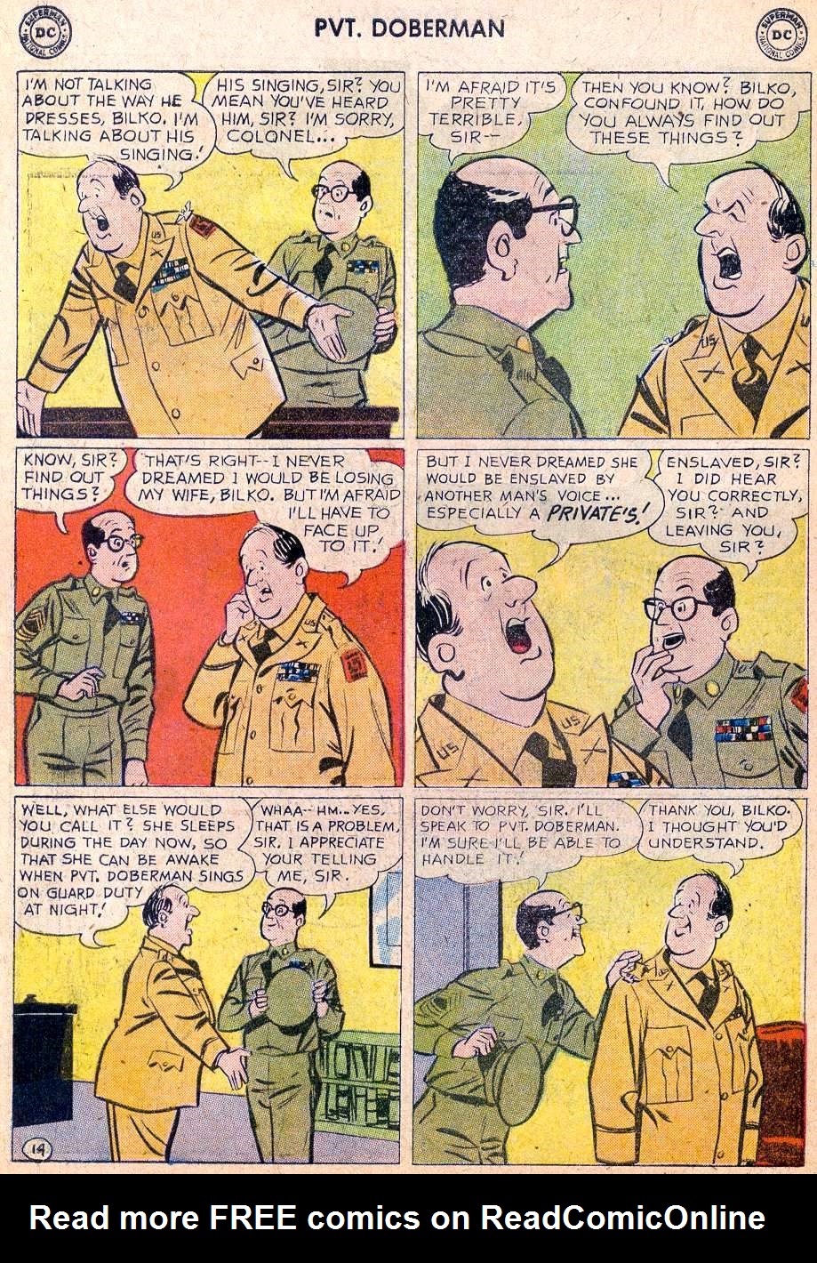 Read online Sgt. Bilko's Pvt. Doberman comic -  Issue #11 - 18