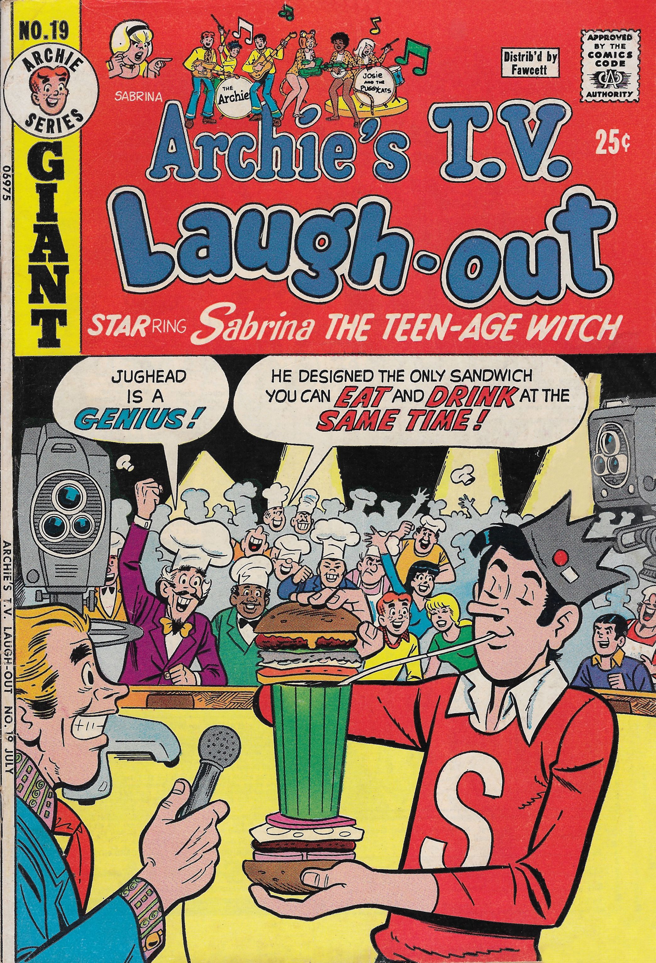 Read online Archie's TV Laugh-Out comic -  Issue #19 - 1