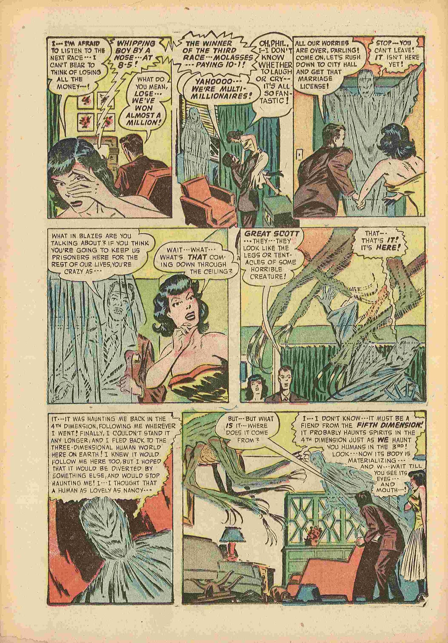 Read online Adventures Into The Unknown comic -  Issue #26 - 48