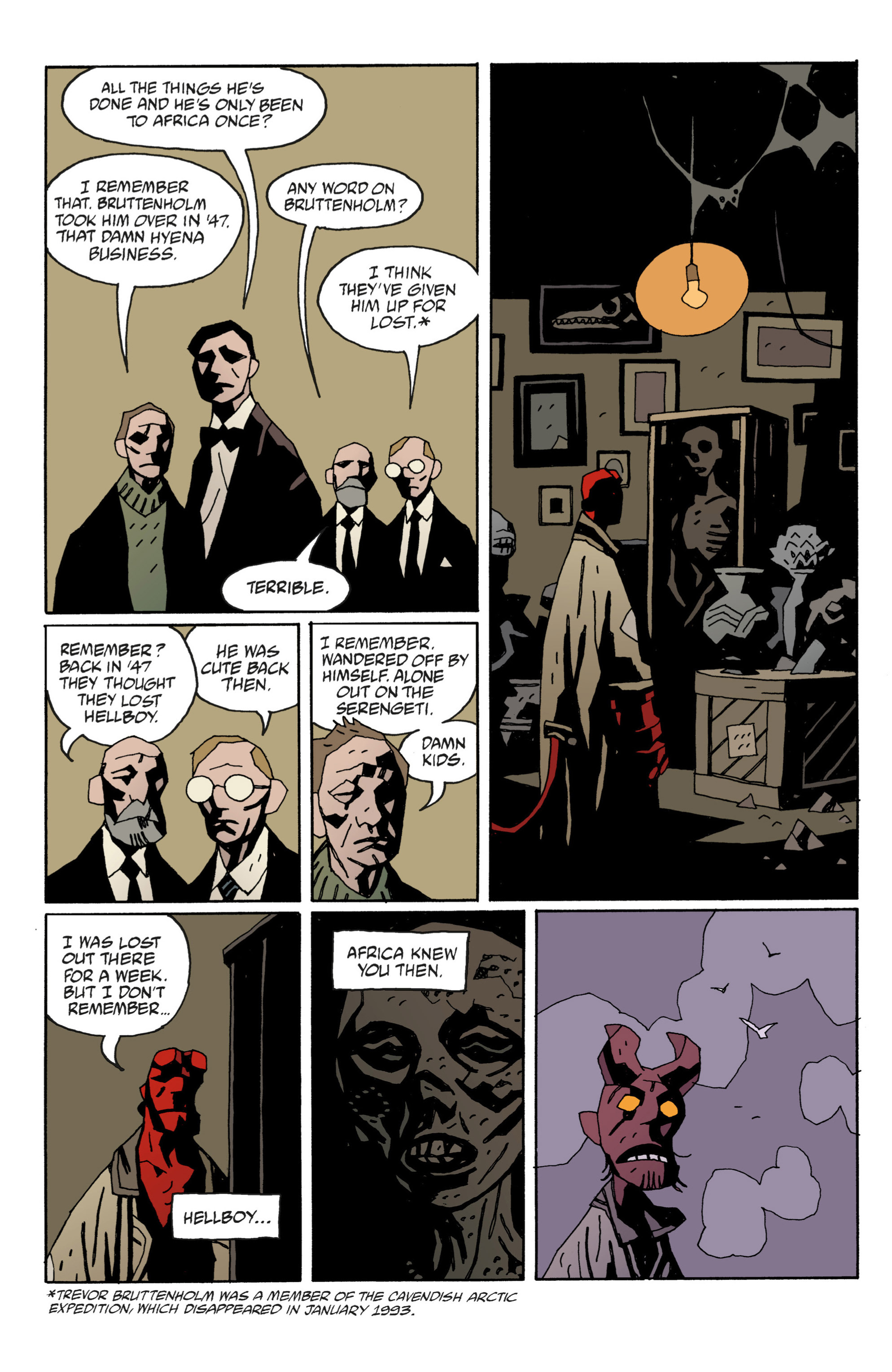 Read online Hellboy comic -  Issue #7 - 87