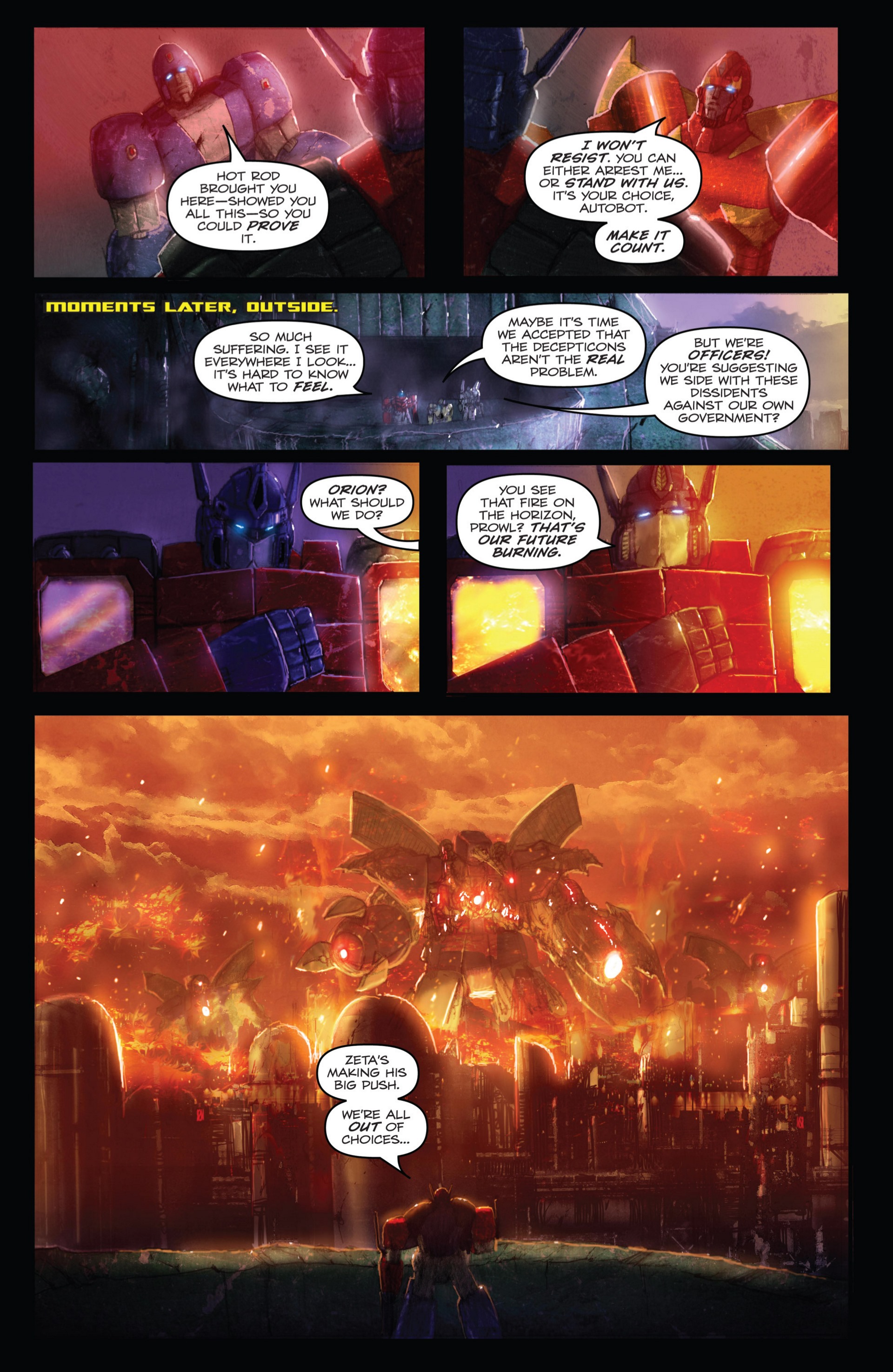 Read online Transformers: Autocracy comic -  Issue # Full - 51
