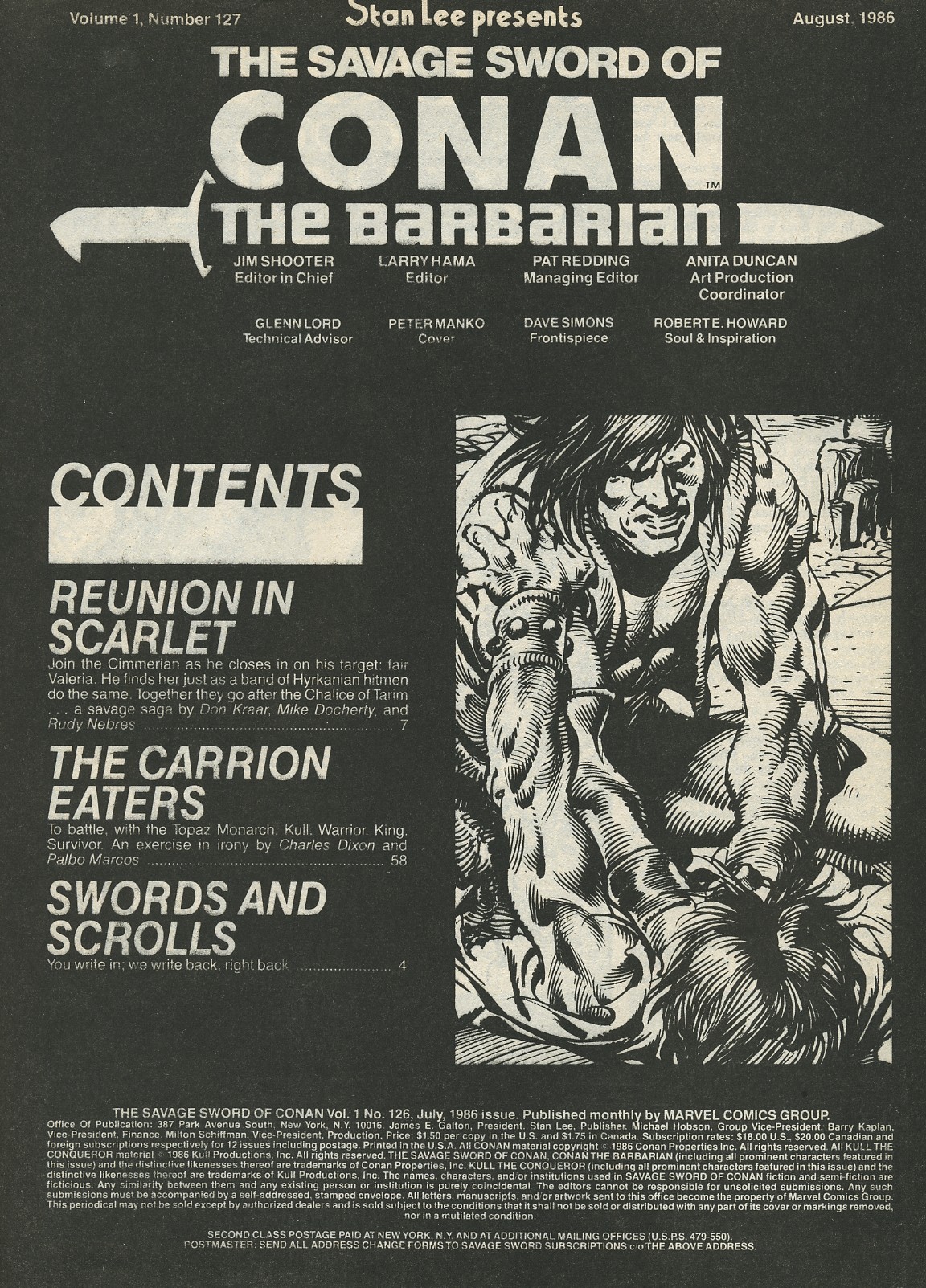 Read online The Savage Sword Of Conan comic -  Issue #127 - 3