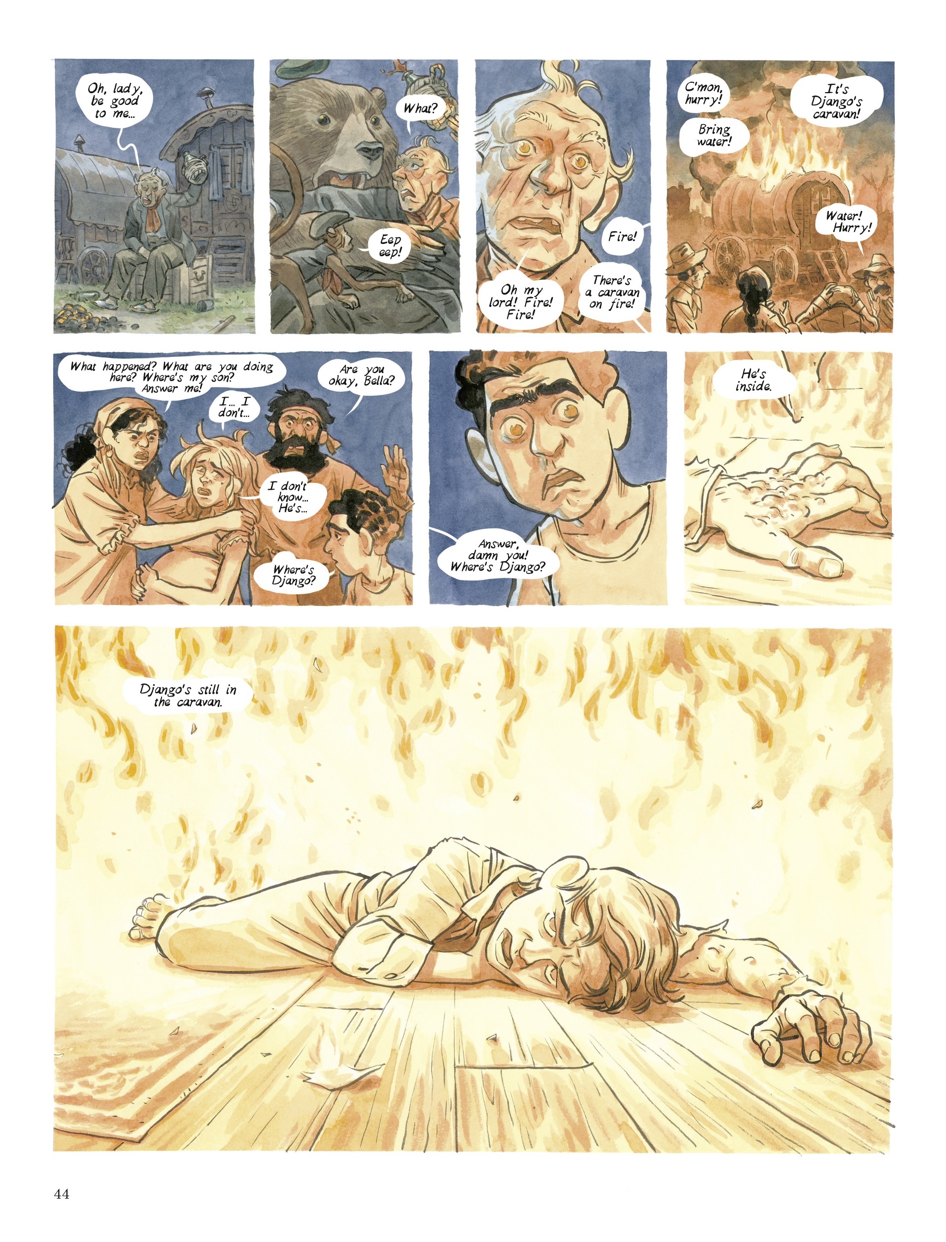 Read online Django: Hand On Fire comic -  Issue # TPB - 43
