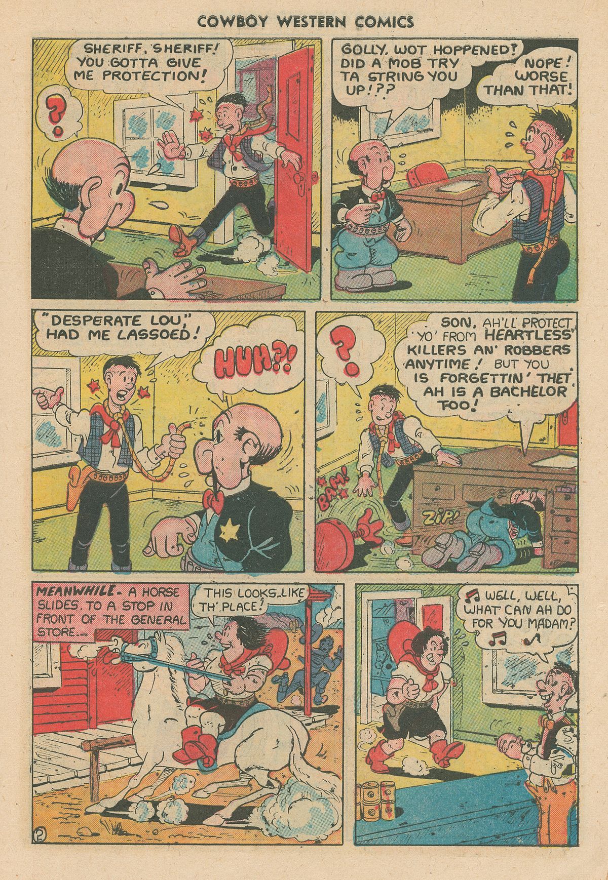 Read online Cowboy Western Comics (1948) comic -  Issue #31 - 27