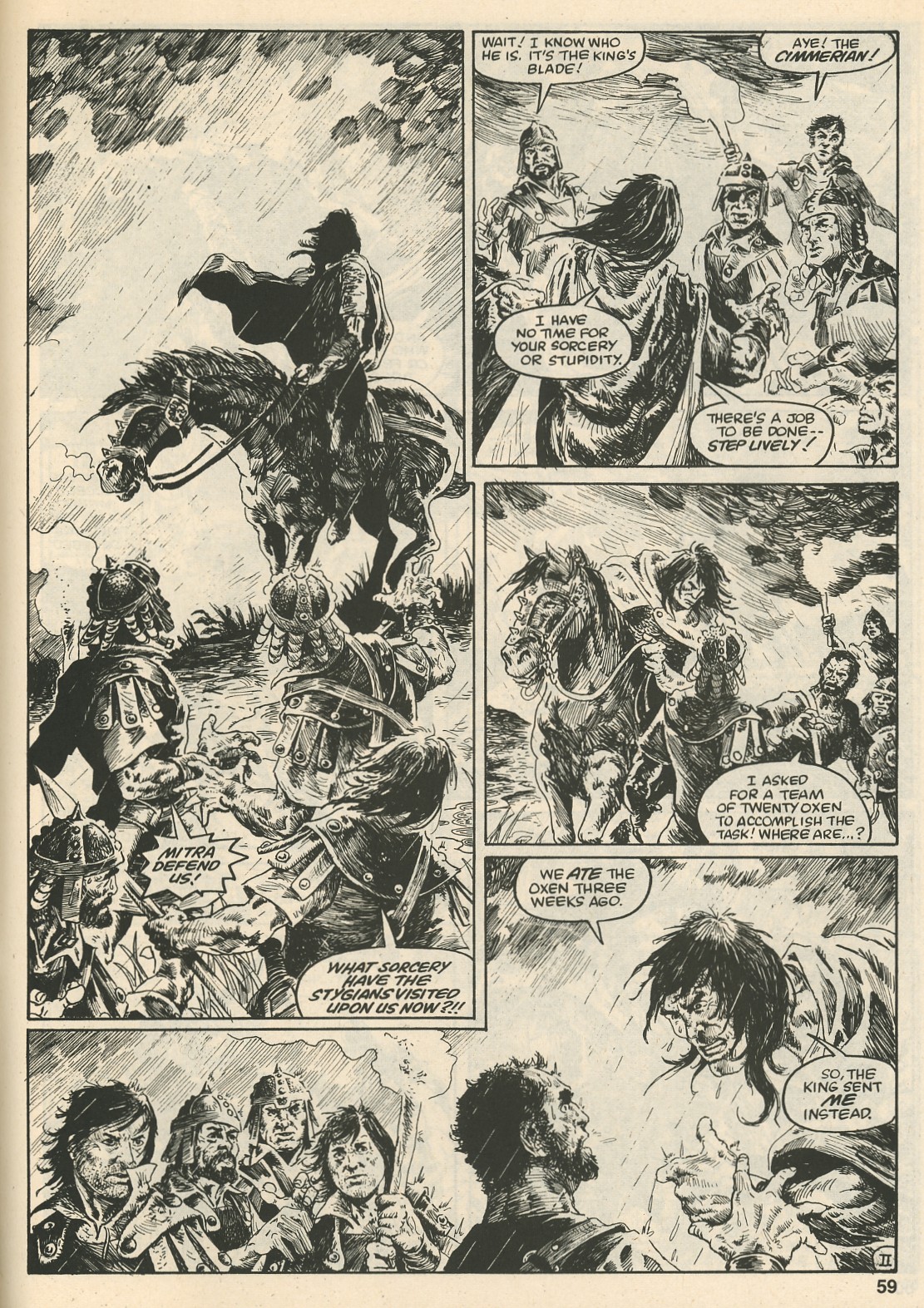 Read online The Savage Sword Of Conan comic -  Issue #108 - 59