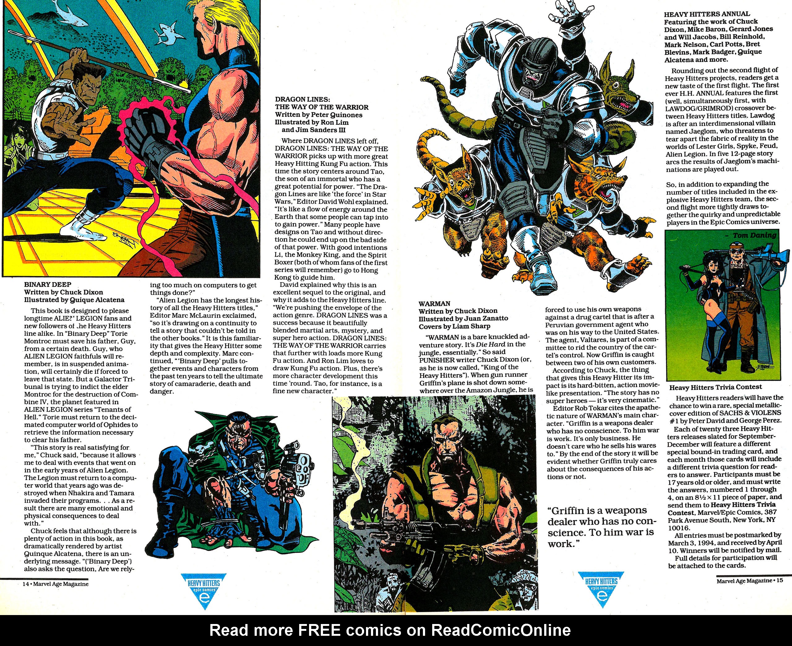 Read online Marvel Age comic -  Issue #129 - 14