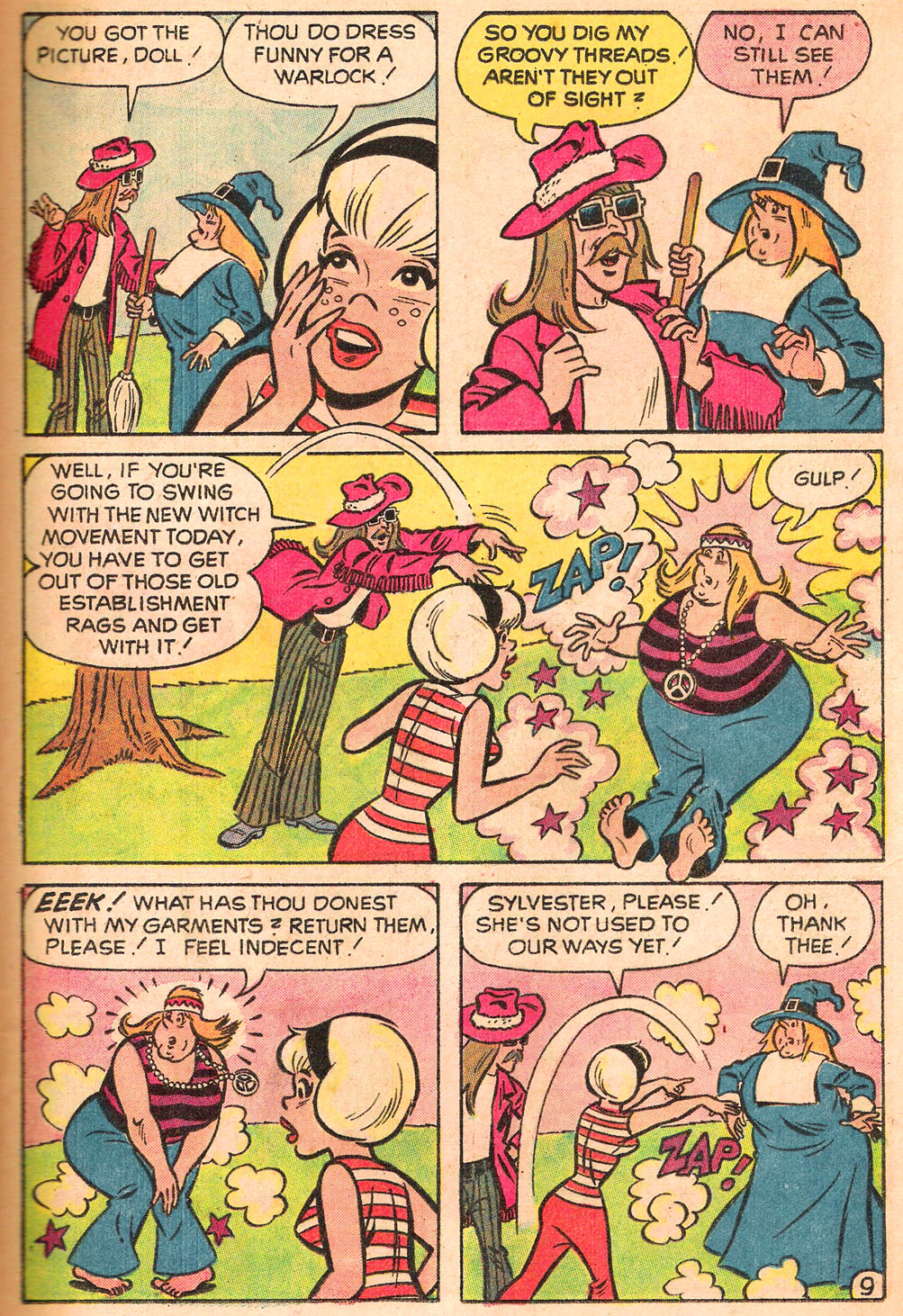 Read online Sabrina The Teenage Witch (1971) comic -  Issue #9 - 10