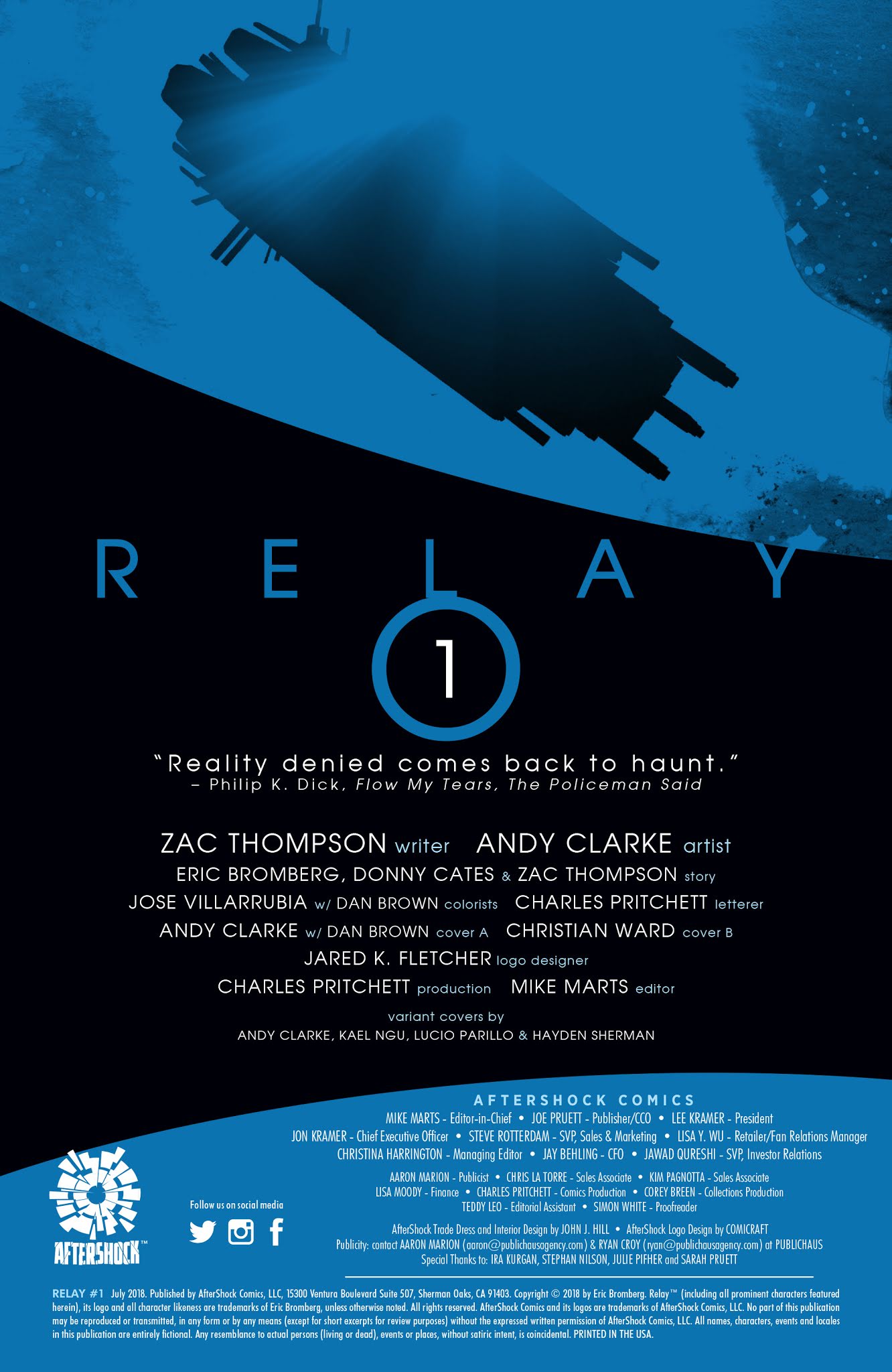 Read online Relay comic -  Issue #1 - 2