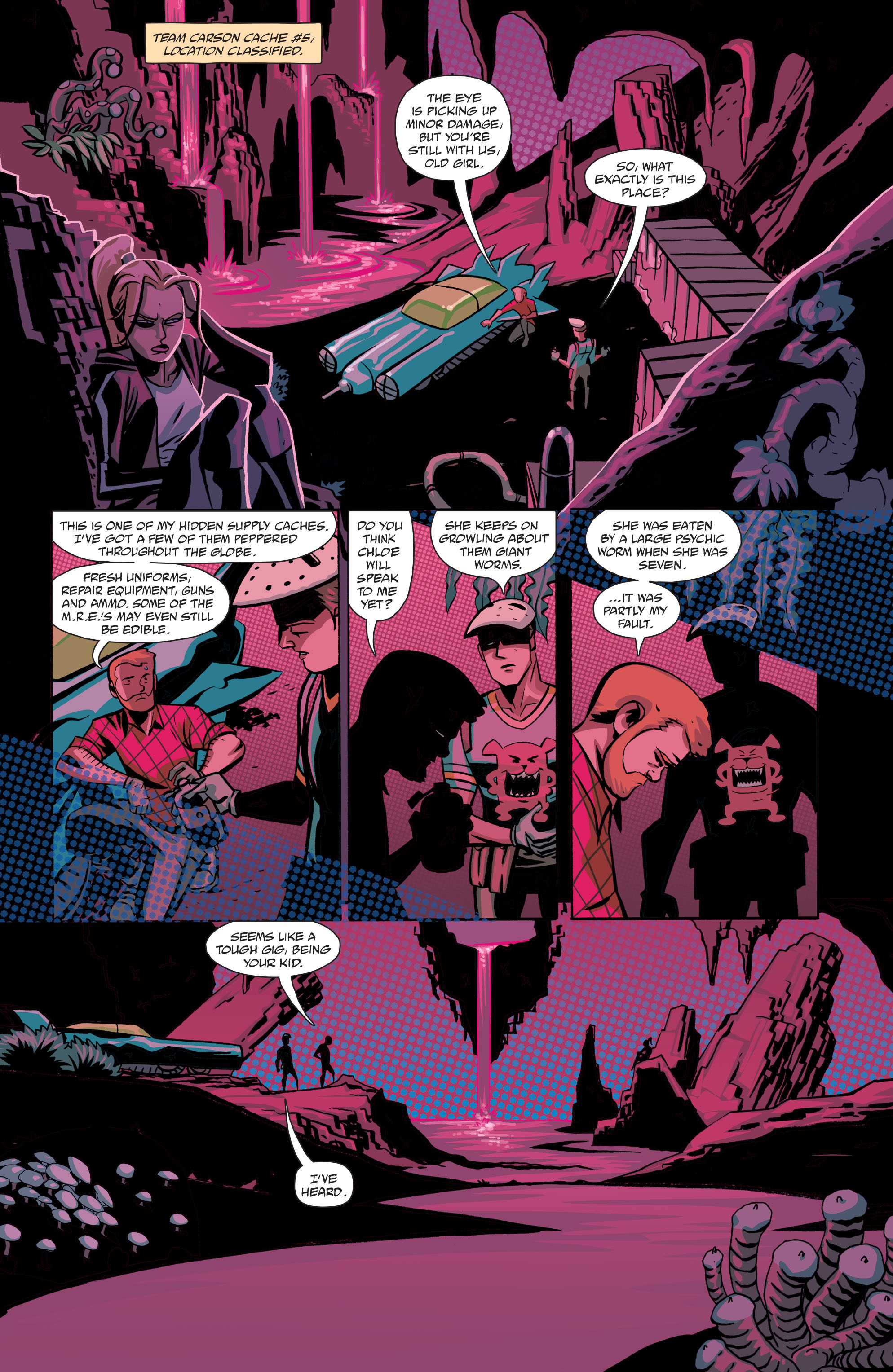 Read online Cave Carson Has a Cybernetic Eye comic -  Issue #3 - 16