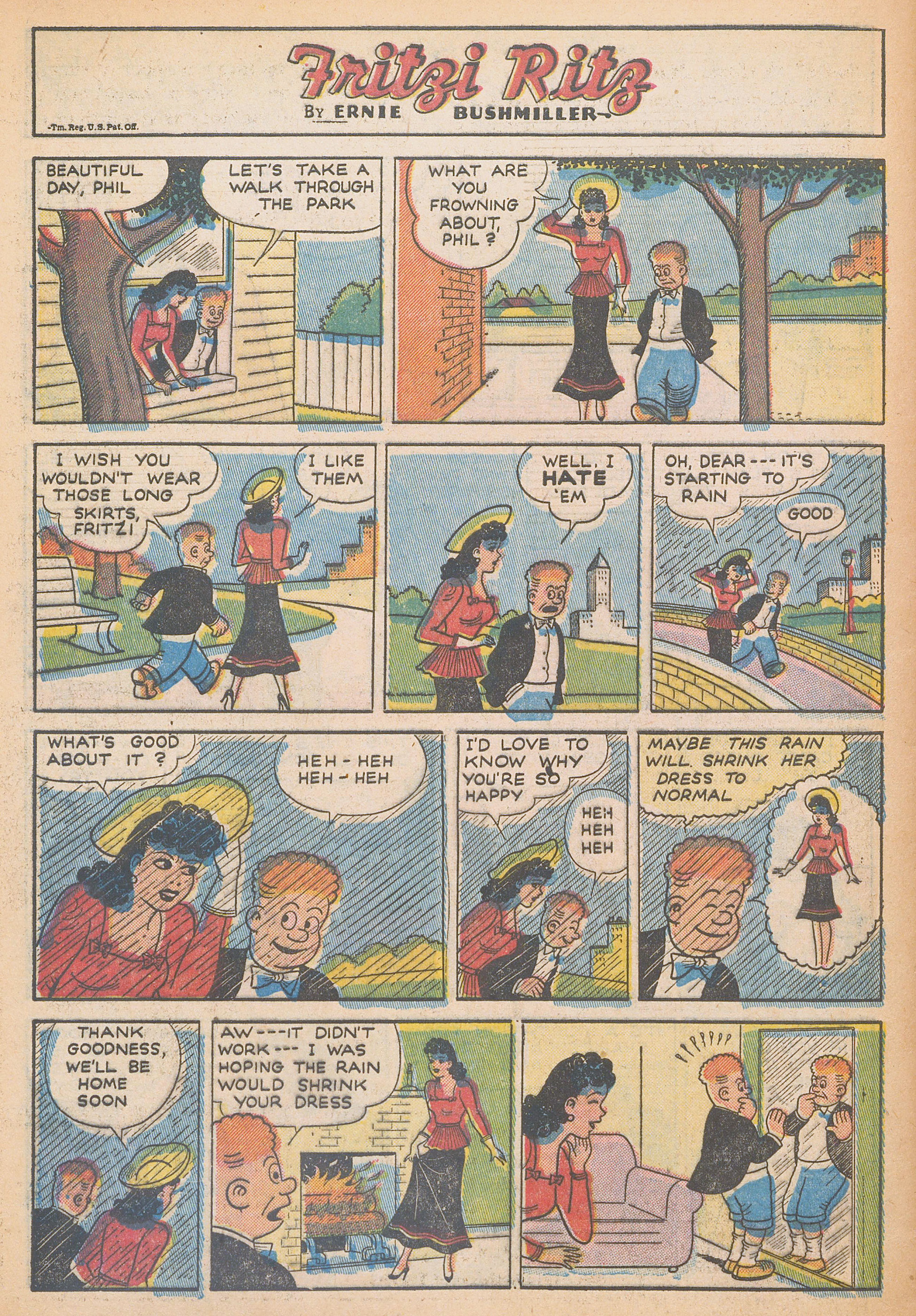 Read online Fritzi Ritz (1953) comic -  Issue #48 - 34