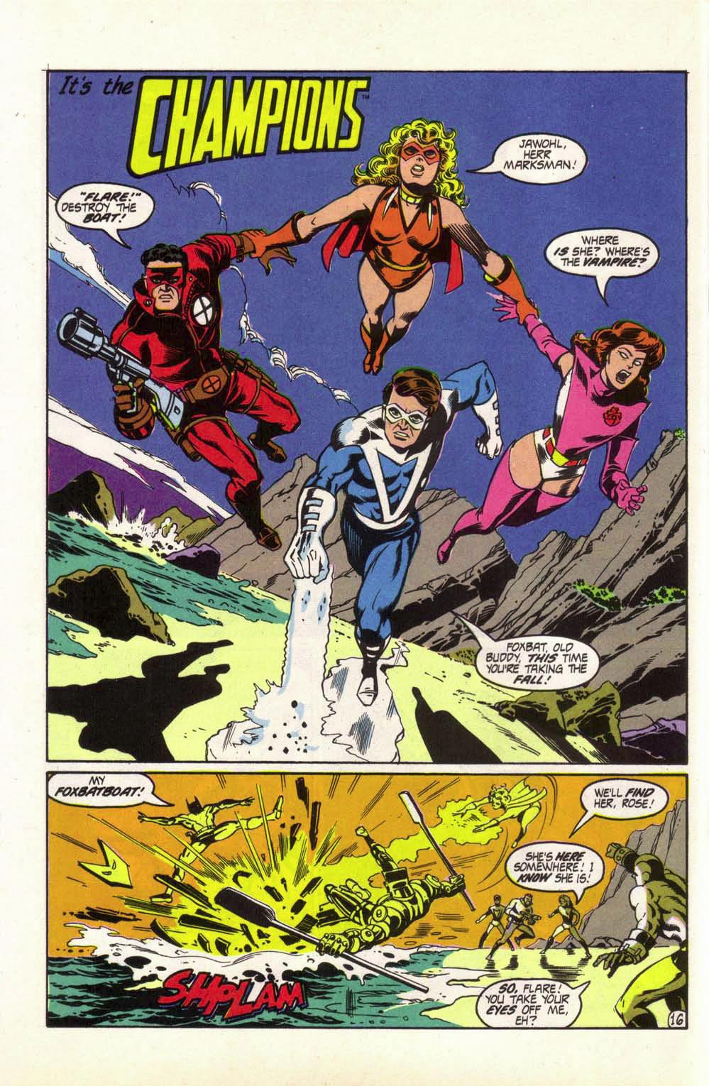 Read online Champions (1987) comic -  Issue #5 - 18