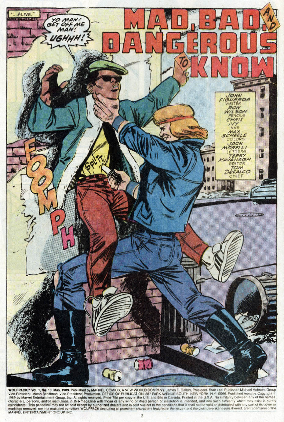 Read online Wolfpack (1988) comic -  Issue #10 - 3