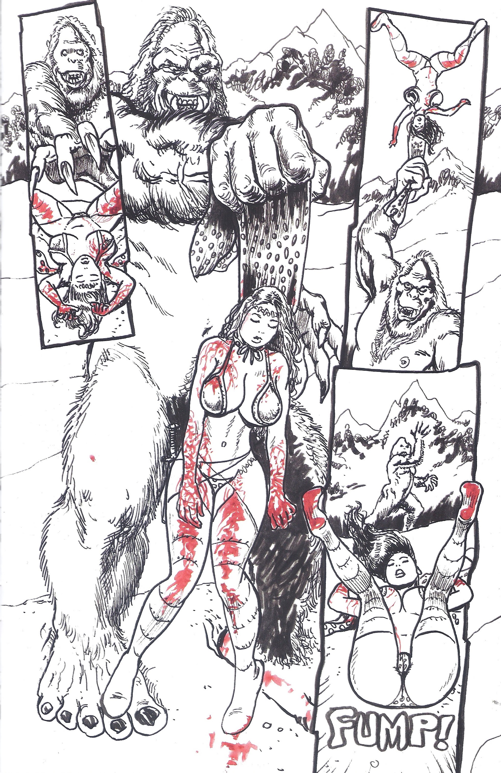 Read online Cavewoman: Freakin' Yetis comic -  Issue # Full - 13