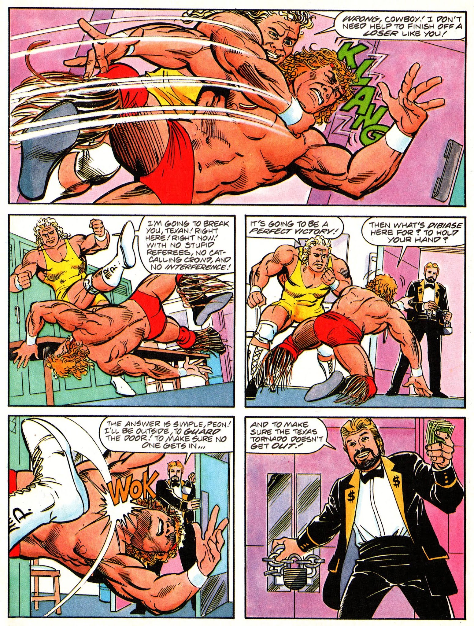 Read online WWF Battlemania comic -  Issue #1 - 7